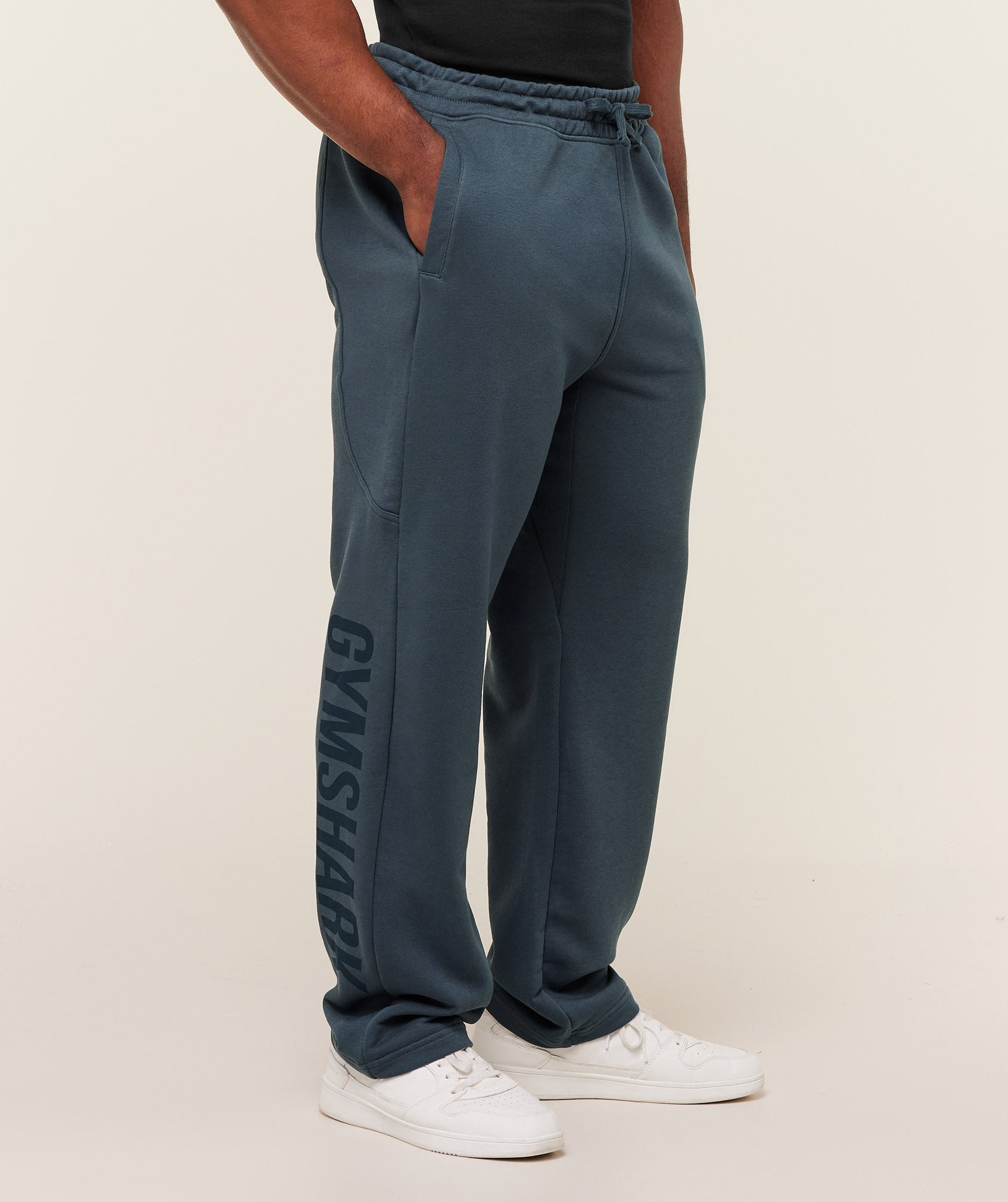 Gymshark Power Straight Leg Pants Gs Stealth Blue