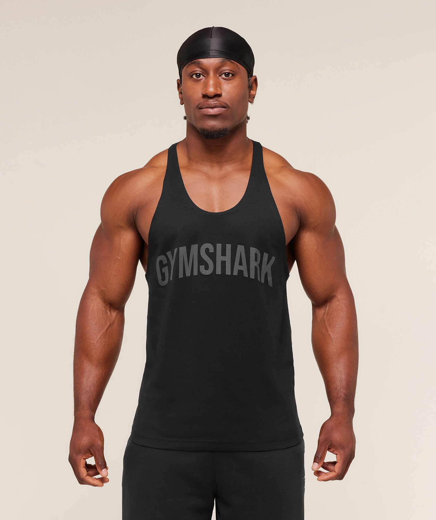 Gymshark Power Stringer Black