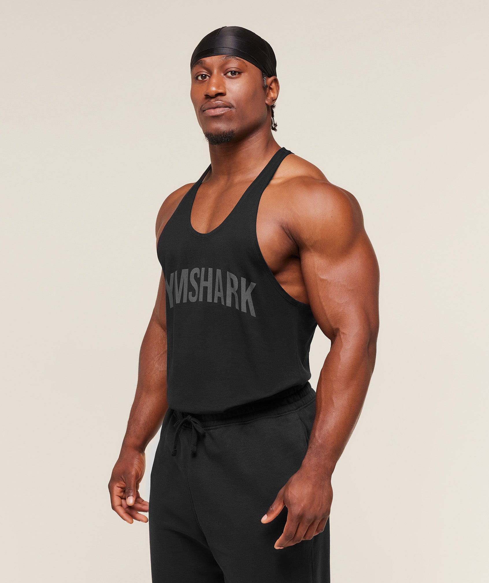 Gymshark Power Stringer Black