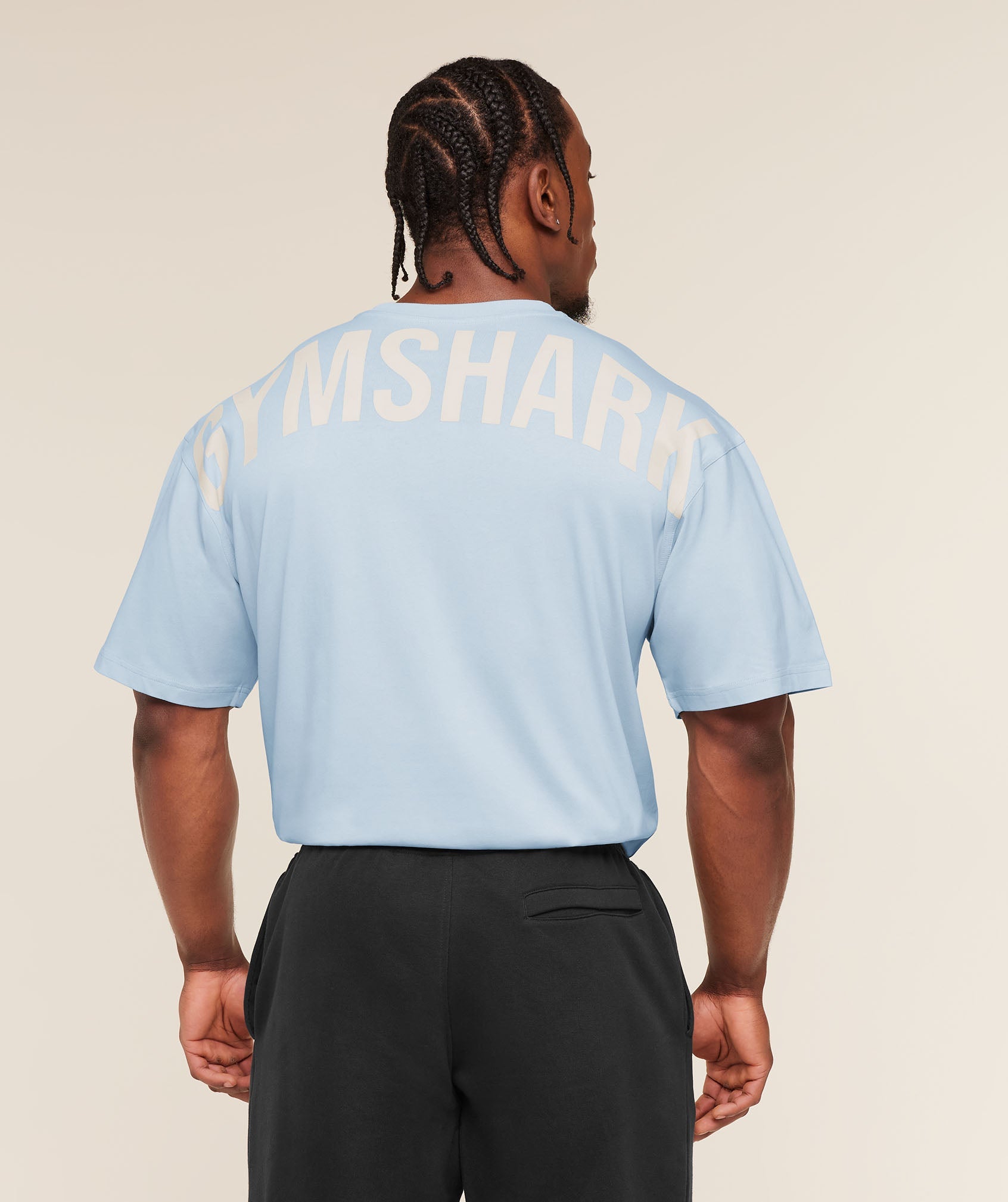 Gymshark Power T-Shirt Chilled Blue