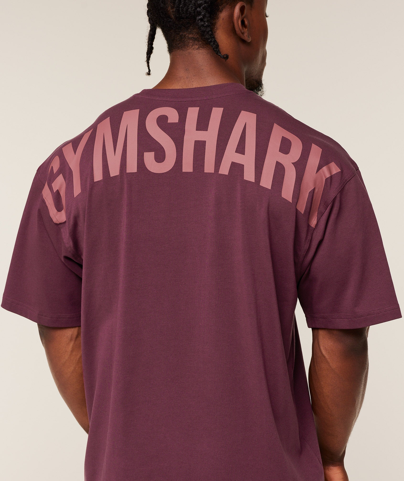 Gymshark Power T-Shirt Gs Impact Burgundy
