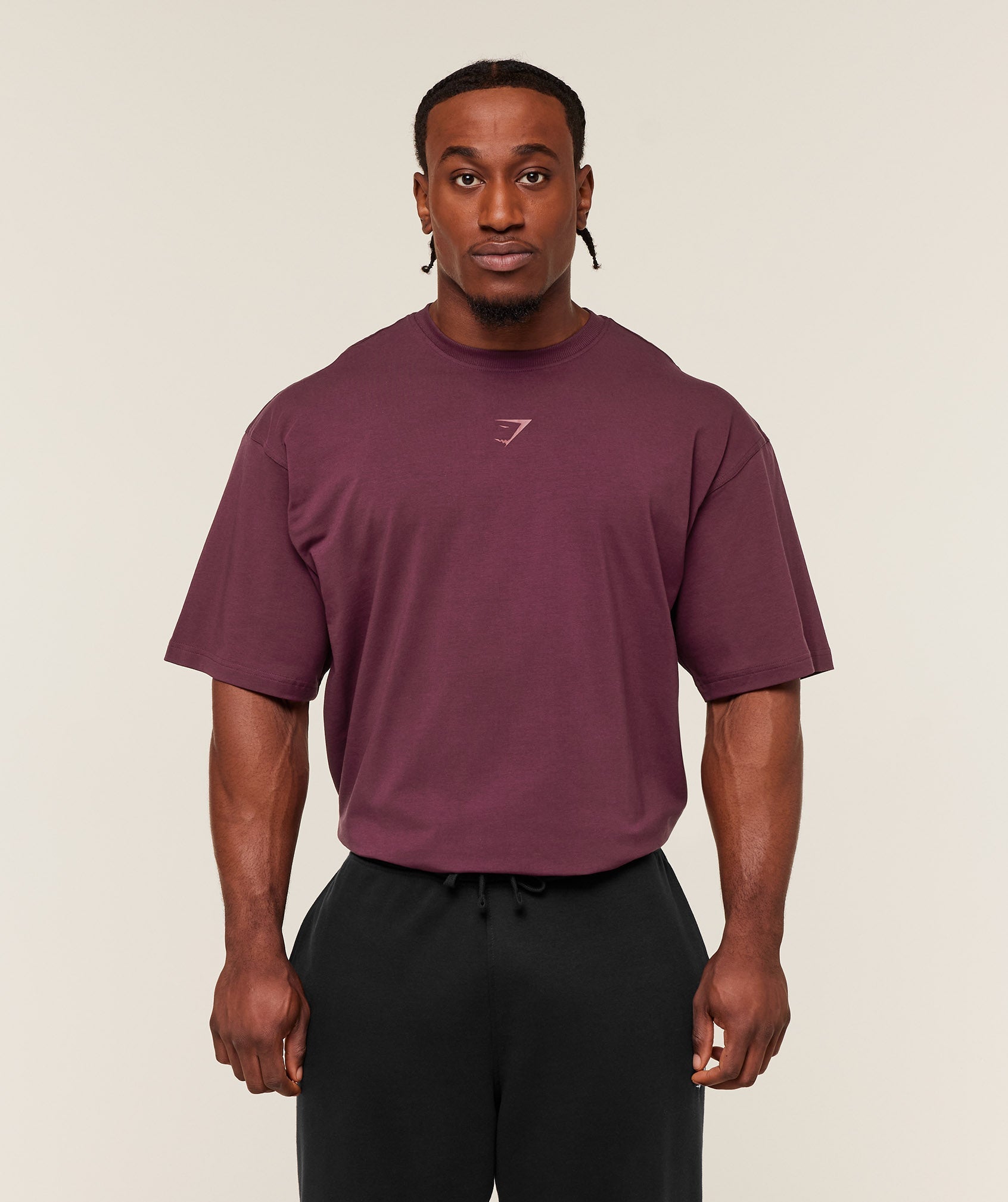 Gymshark Power T-Shirt Gs Impact Burgundy