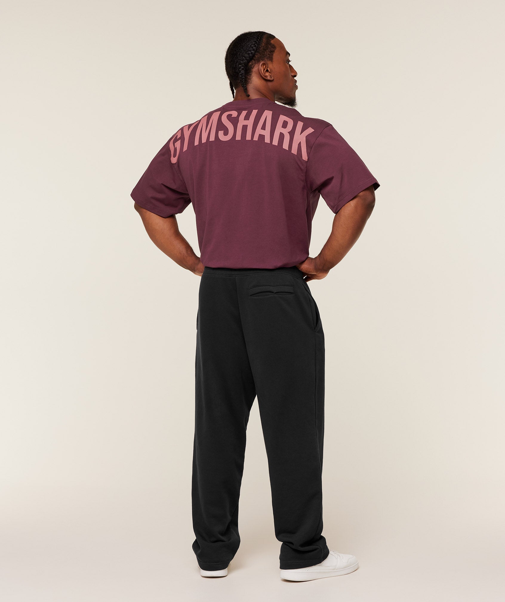 Gymshark Power T-Shirt Gs Impact Burgundy