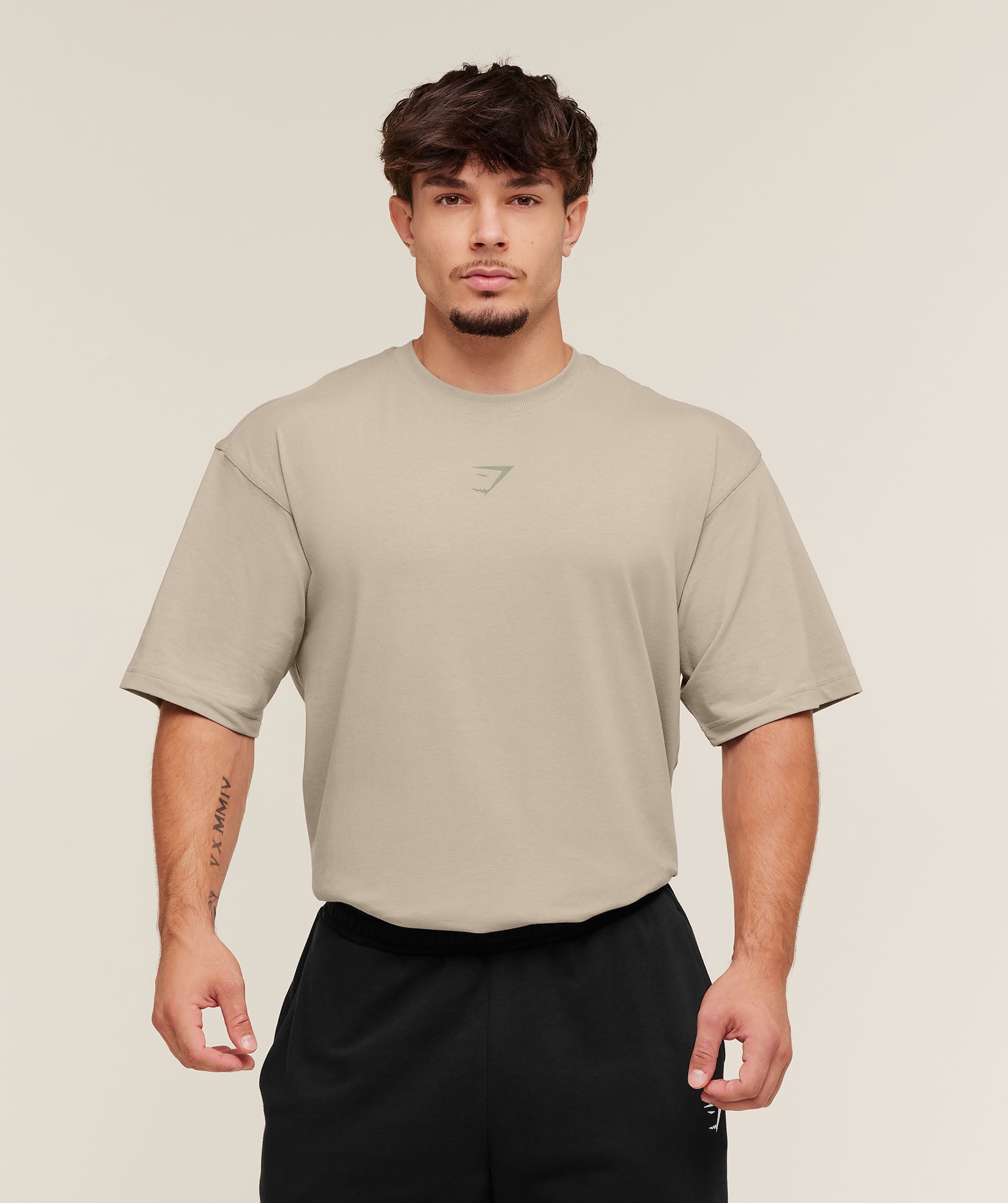 Gymshark Power T-Shirt Mushroom Grey