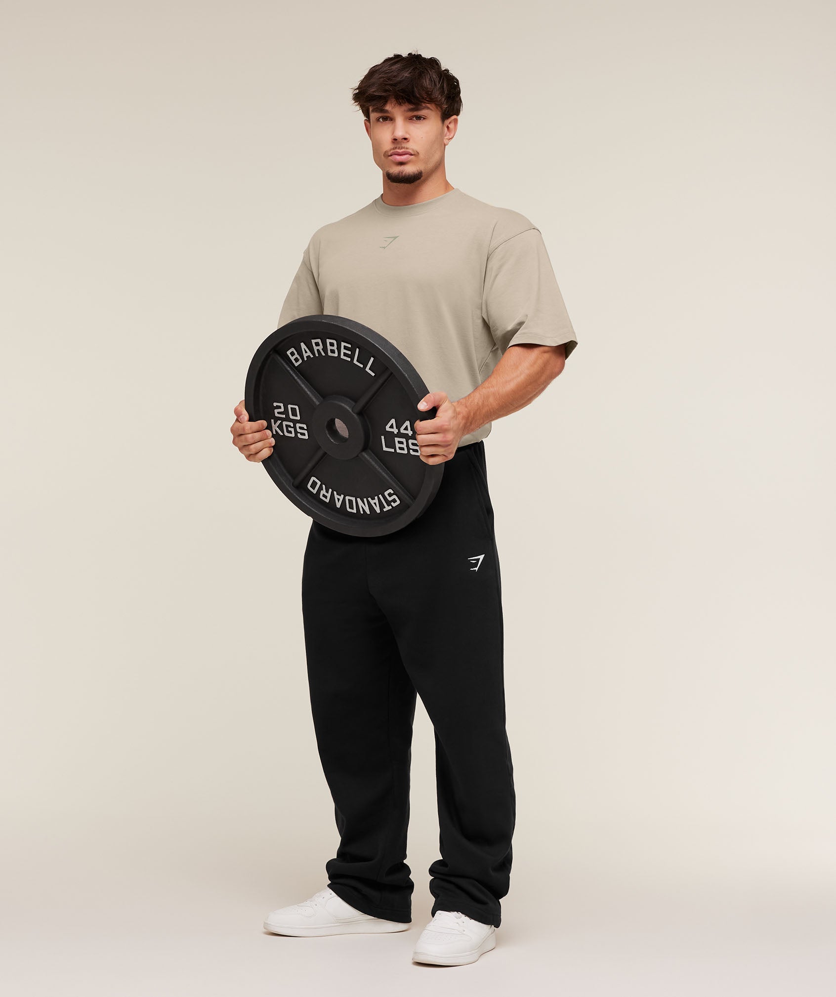 Gymshark Power T-Shirt Mushroom Grey