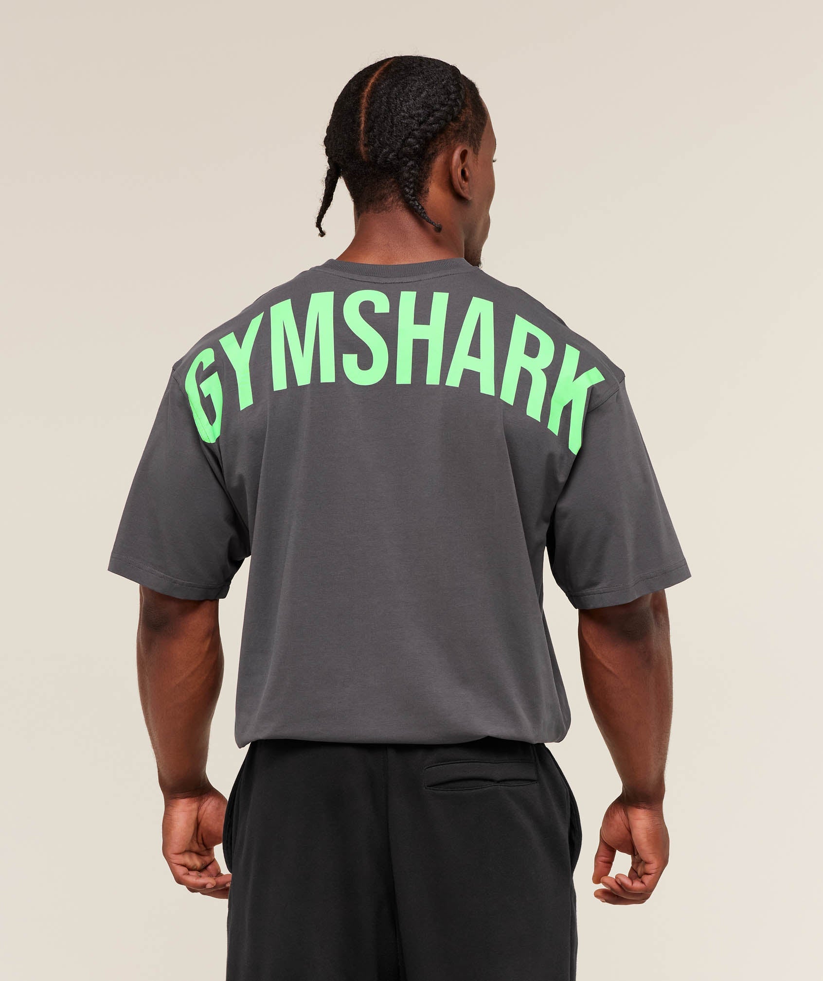 Gymshark Power T-Shirt Onyx Grey