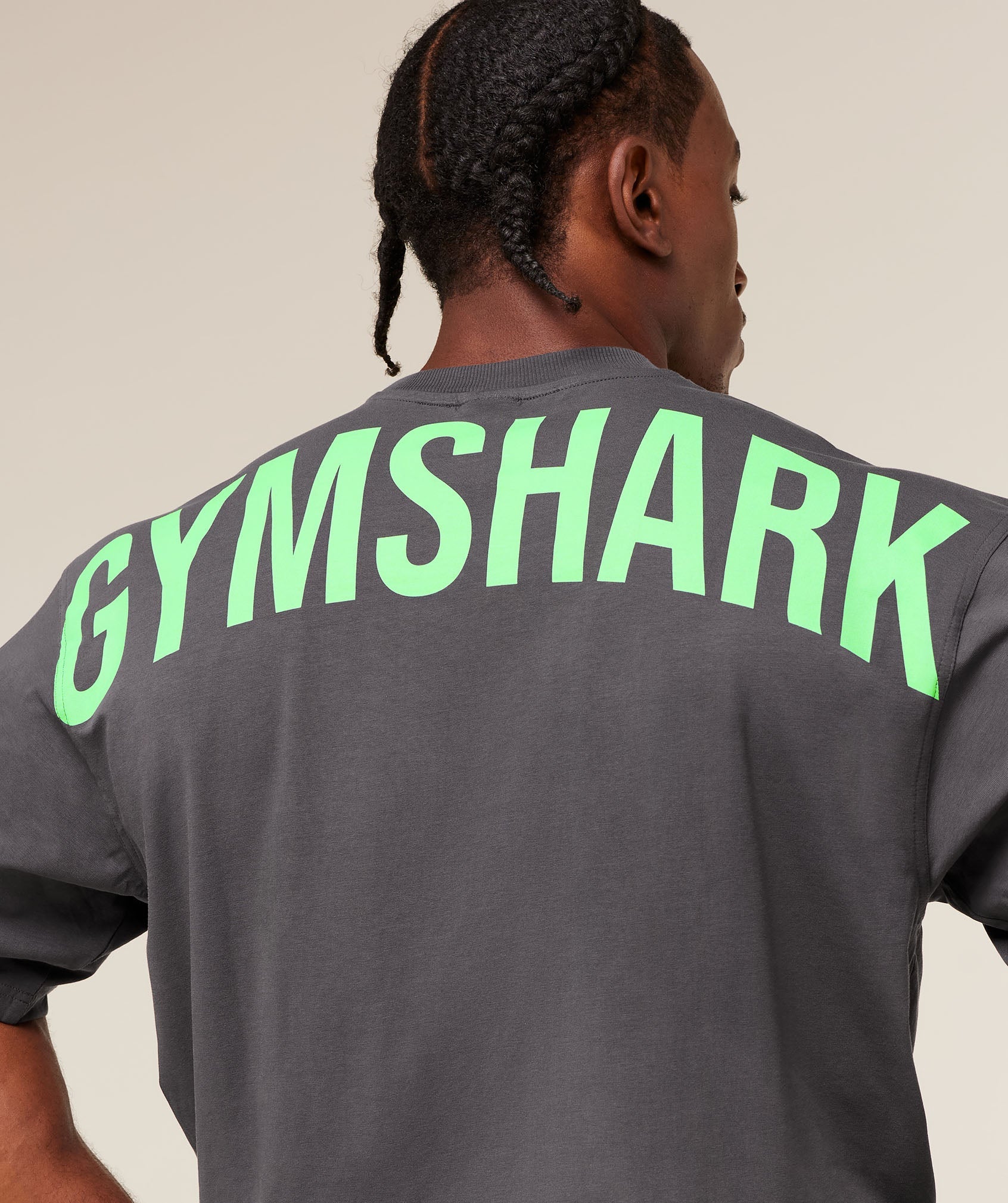 Gymshark Power T-Shirt Onyx Grey