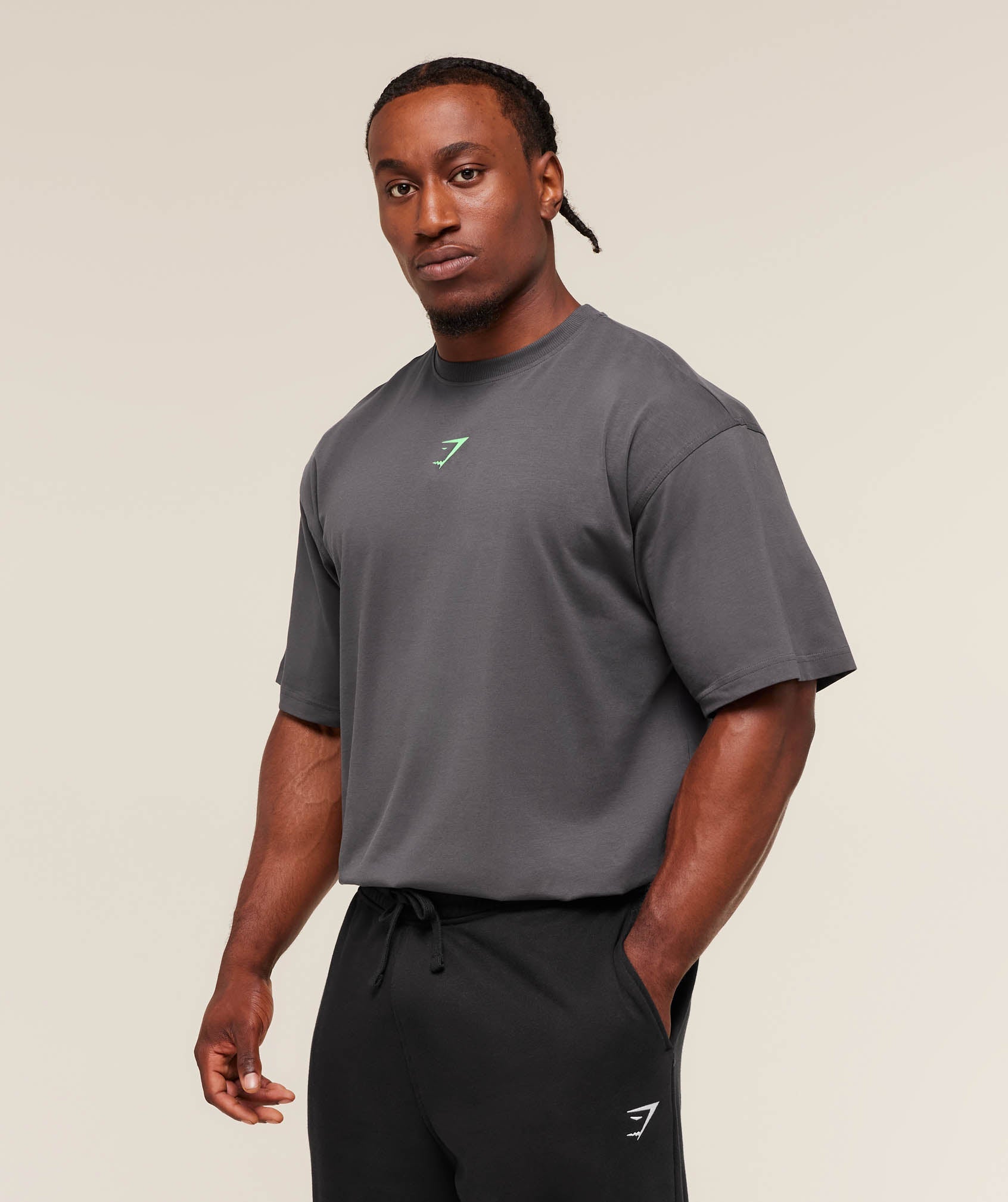 Gymshark Power T-Shirt Onyx Grey