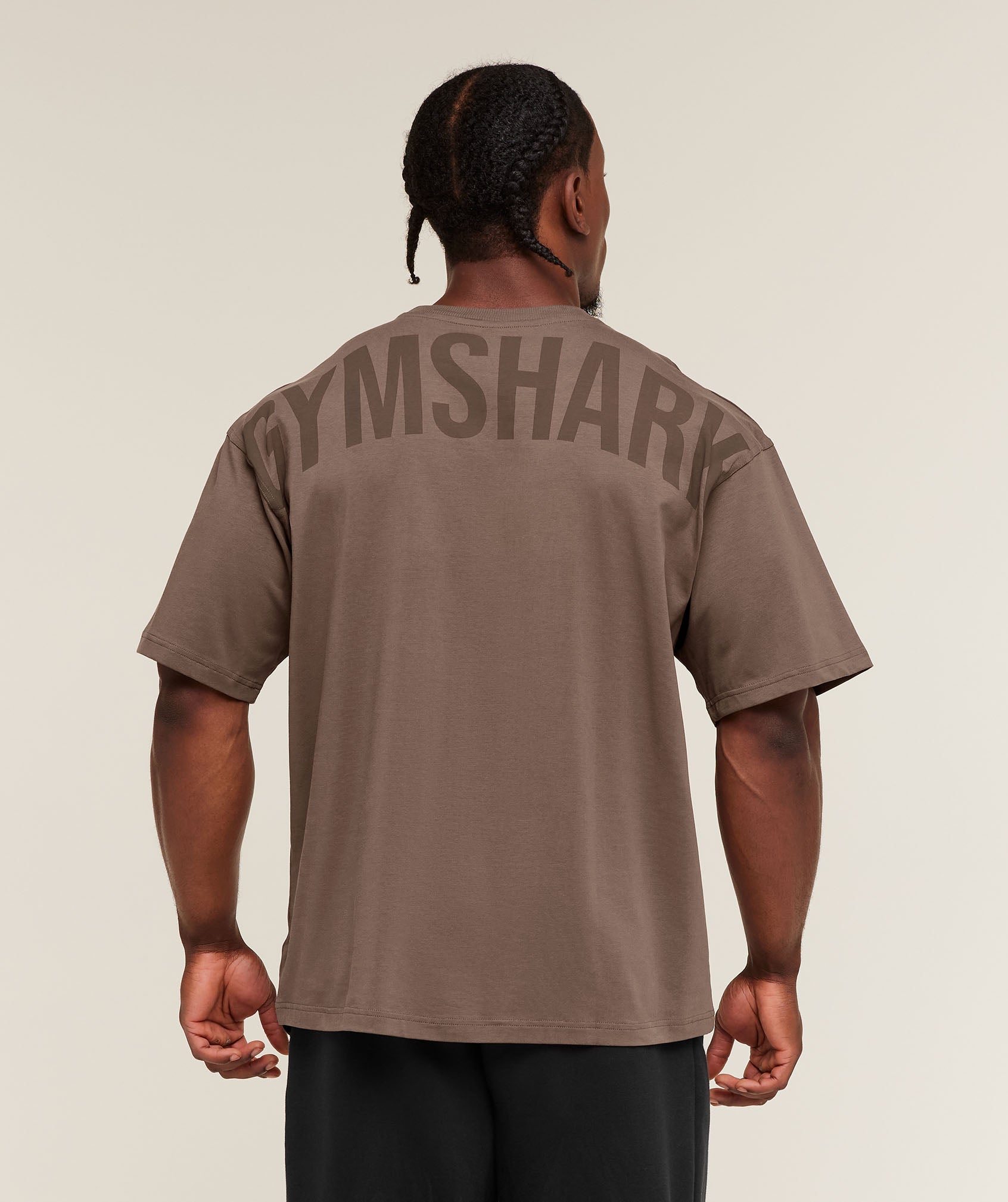 Gymshark Power T-Shirt Soft Brown
