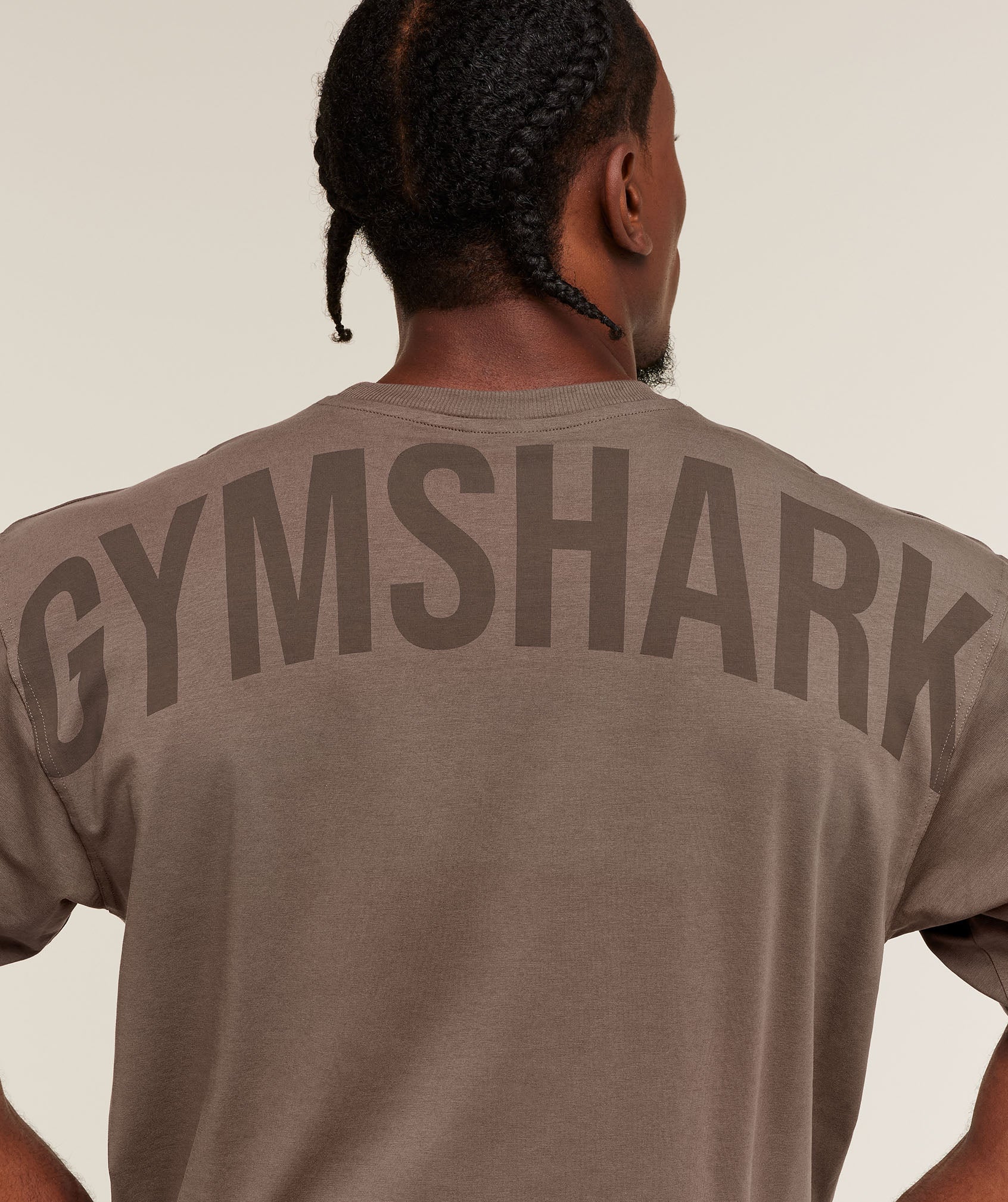Gymshark Power T-Shirt Soft Brown