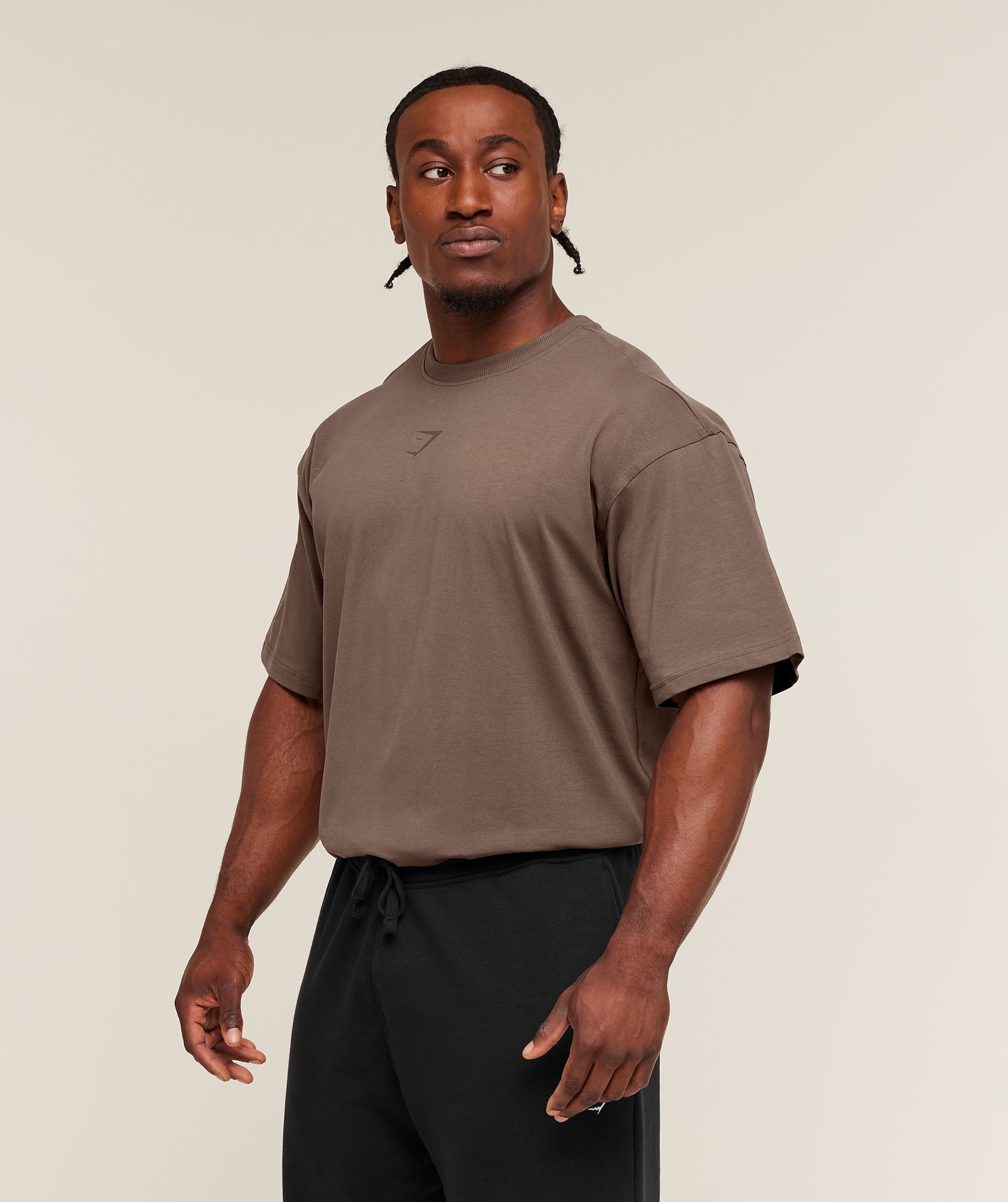 Gymshark Power T-Shirt Soft Brown