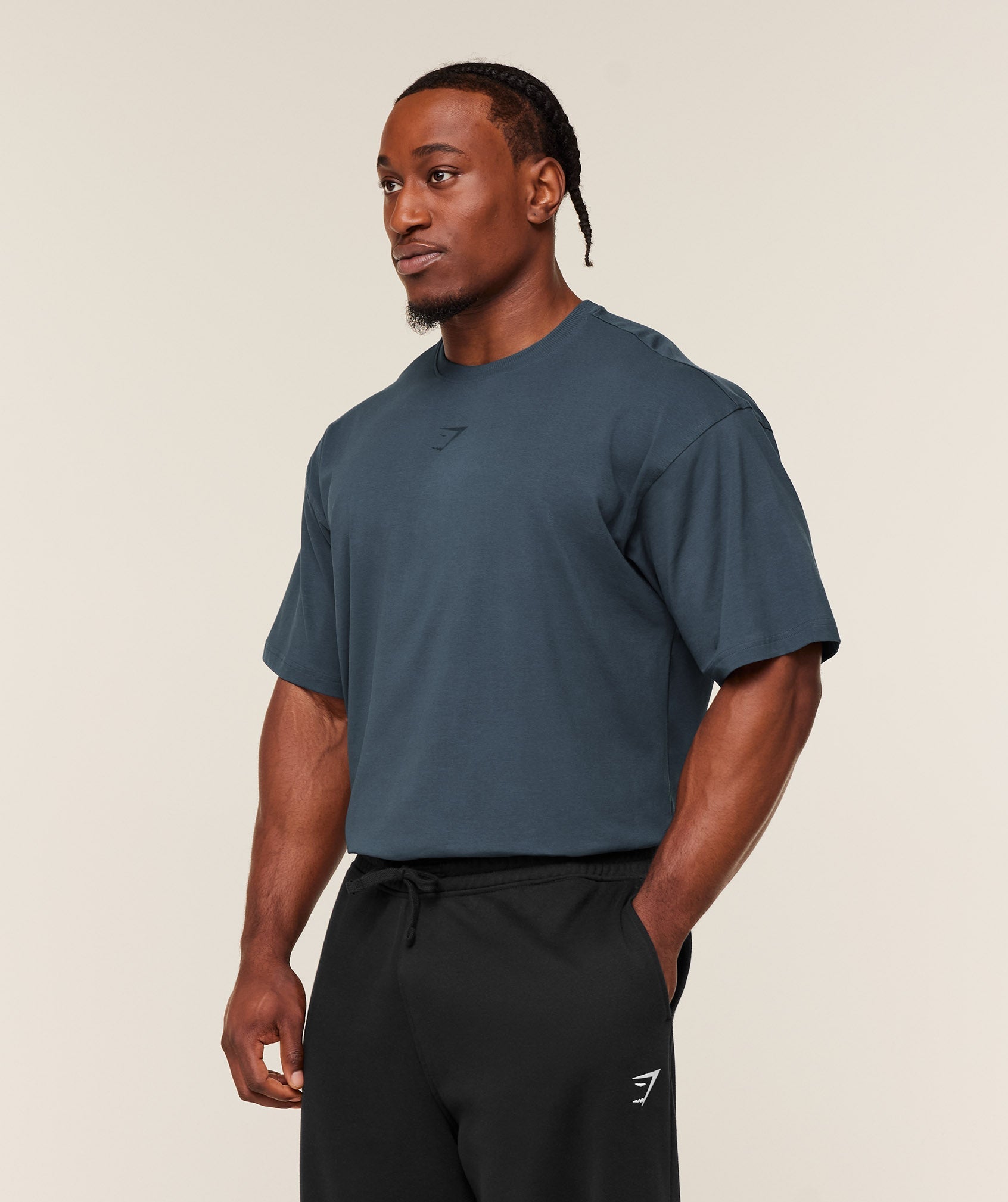 Gymshark Power T-Shirt Gs Stealth Blue