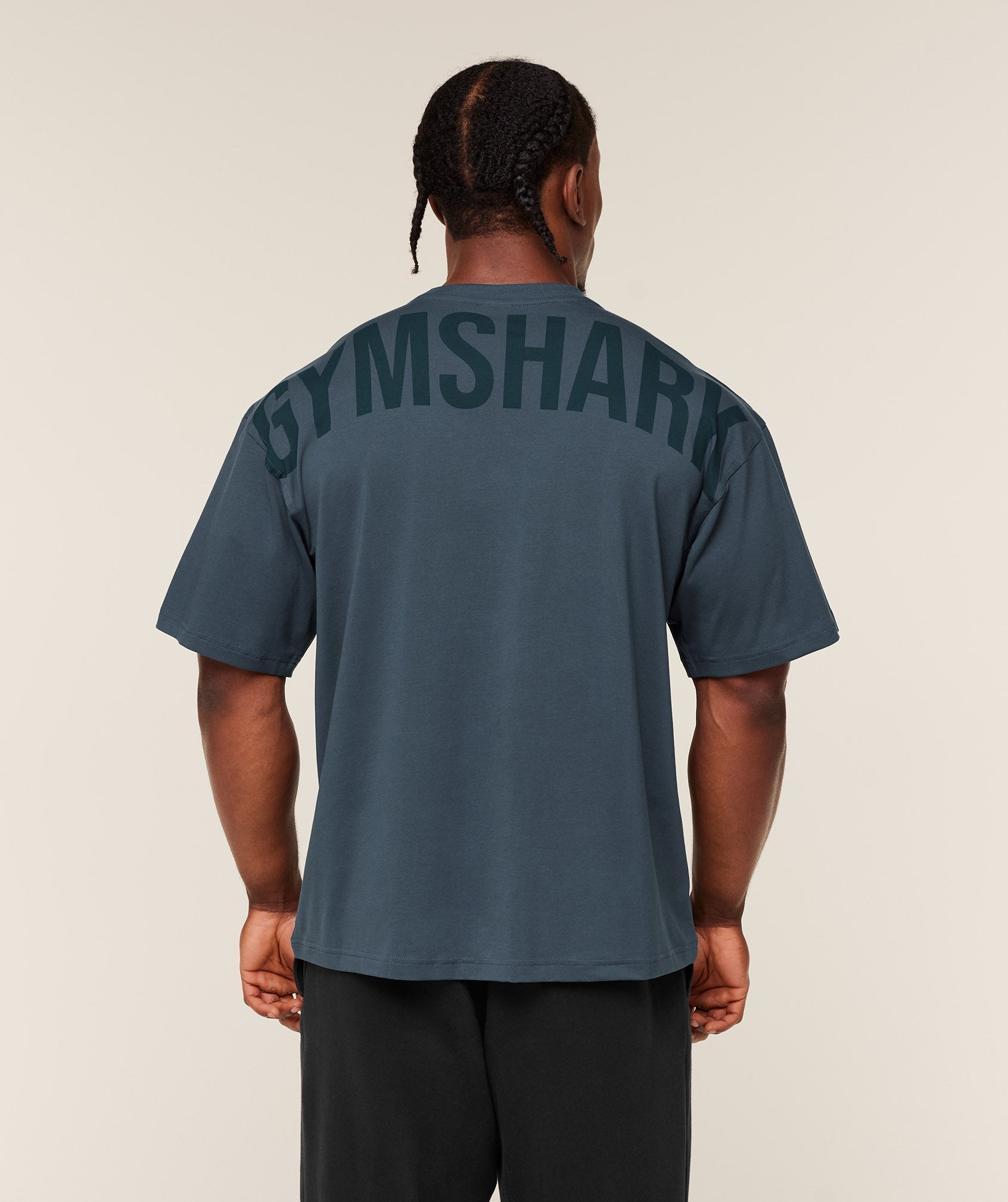 Gymshark Power T-Shirt Gs Stealth Blue
