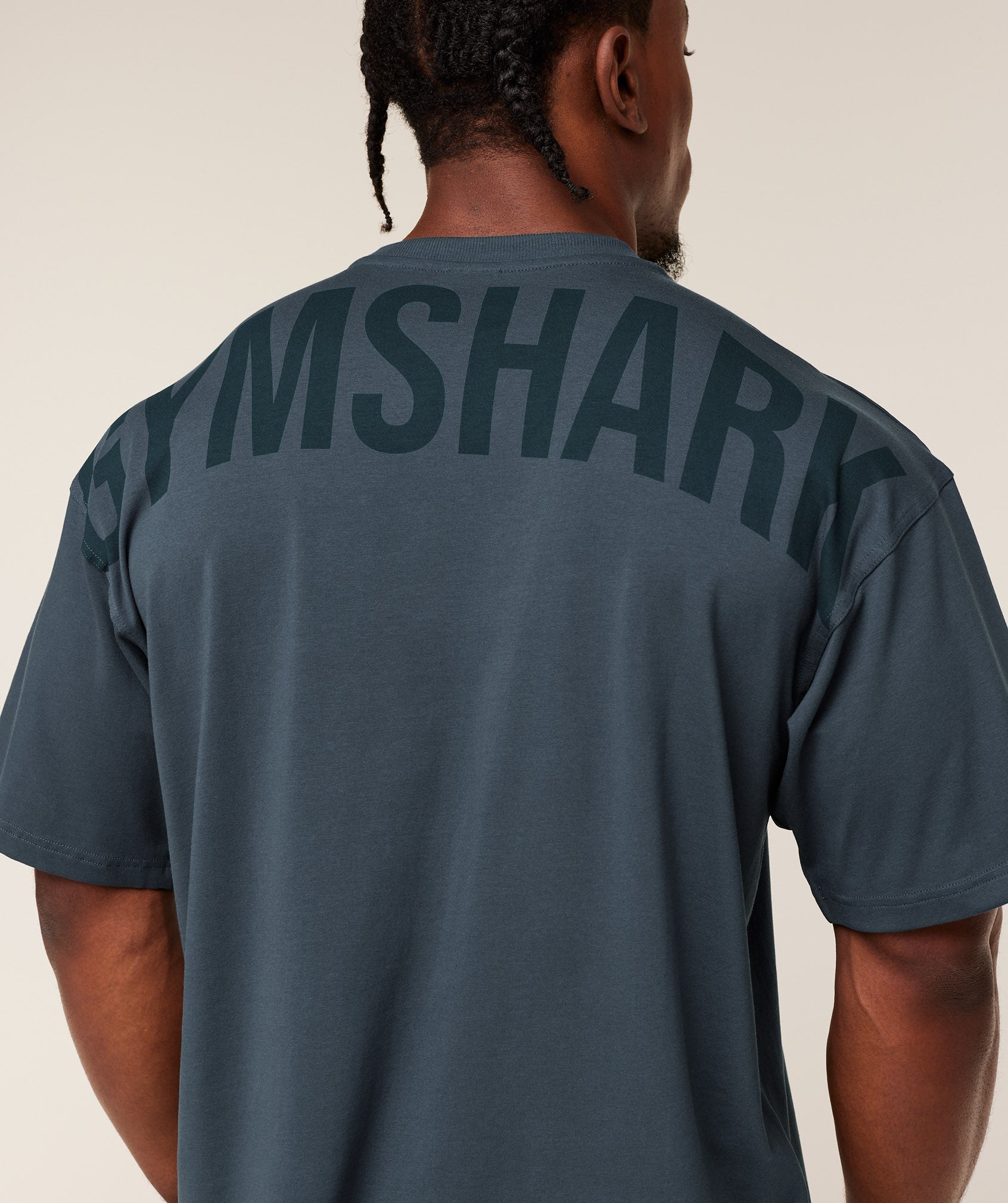 Gymshark Power T-Shirt Gs Stealth Blue