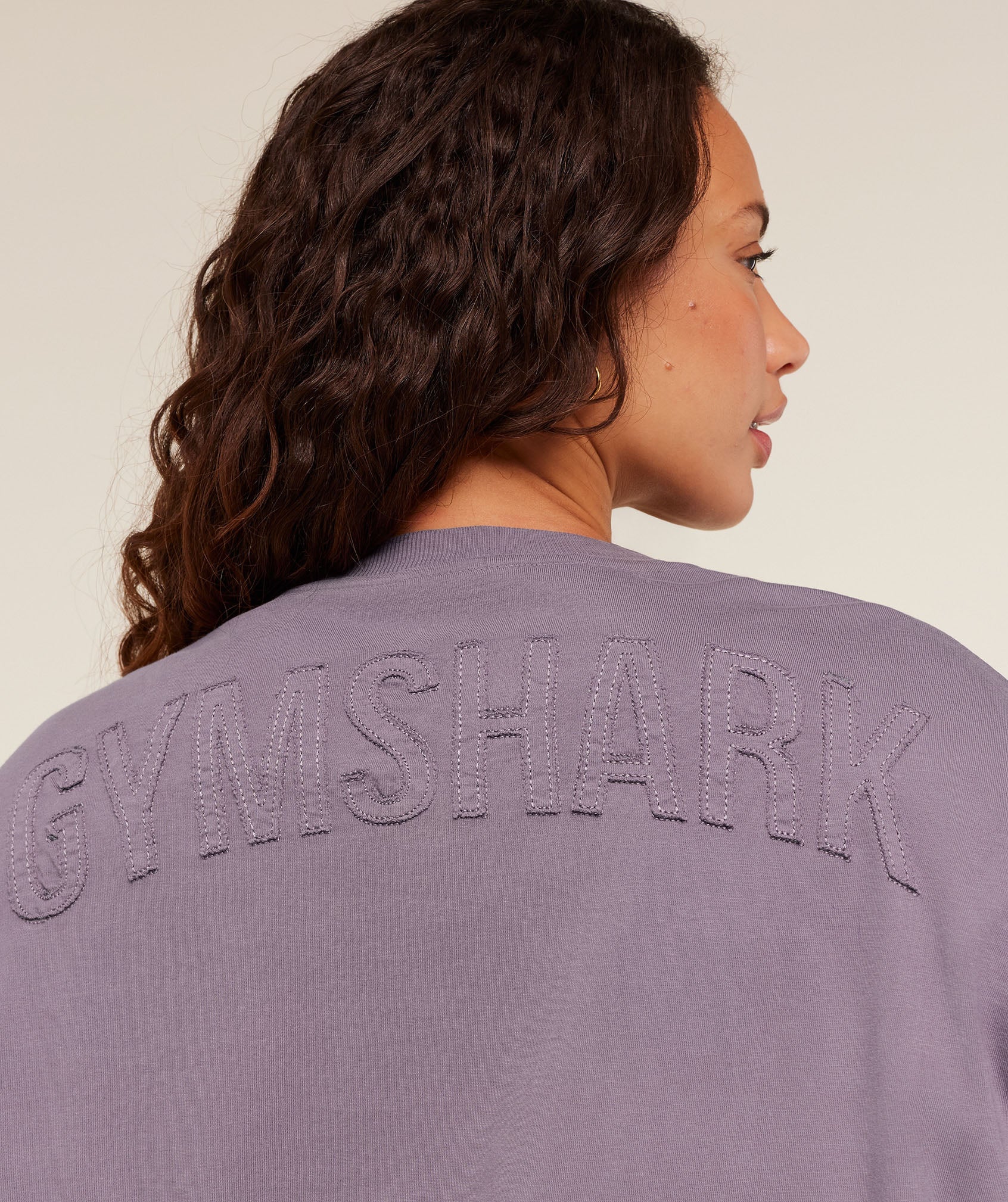 Women's Gymshark Power Washed Long Sleeve Top Dusk Purple