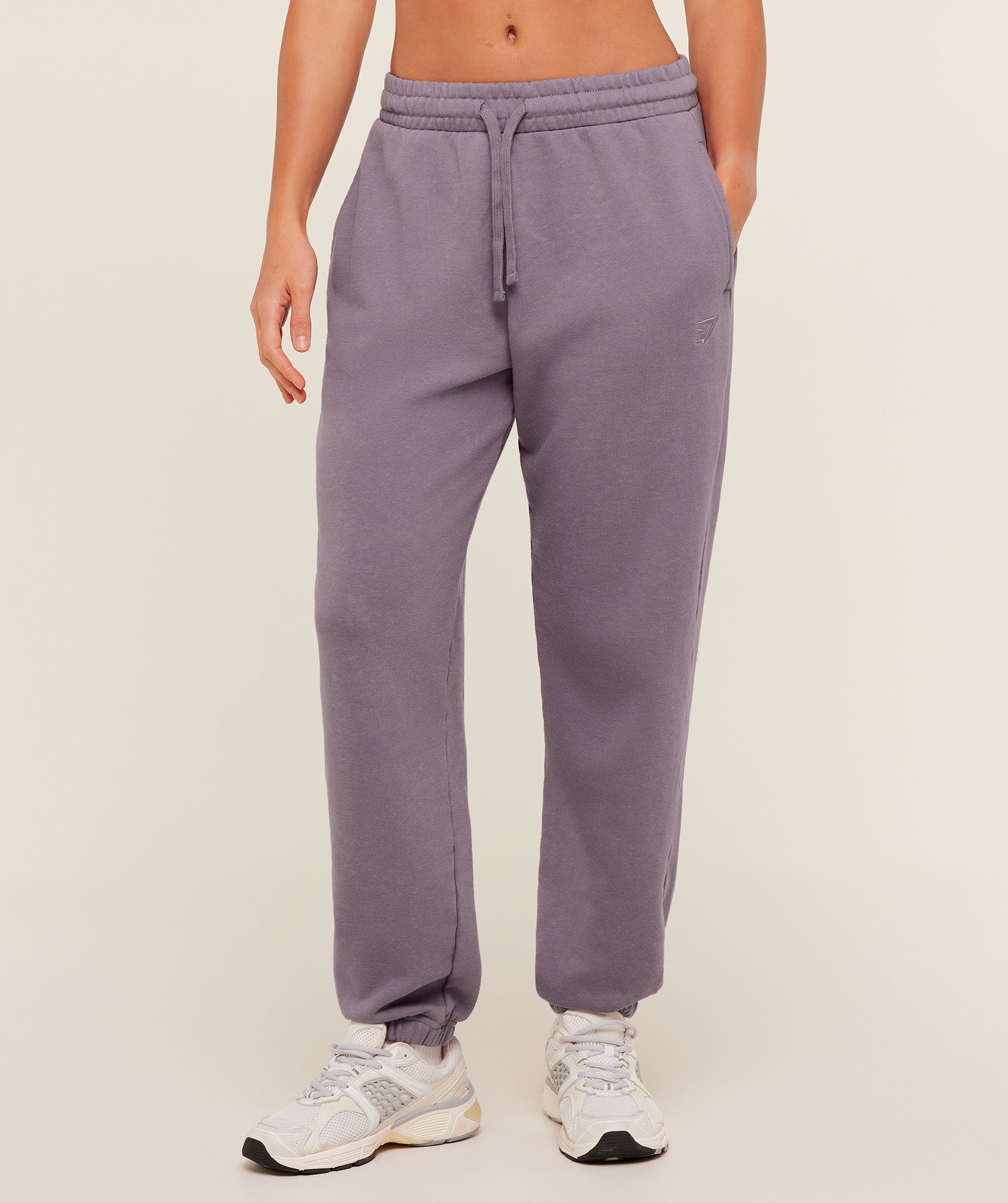 Women's Gymshark Power Washed Cuff Joggers Dusk Purple