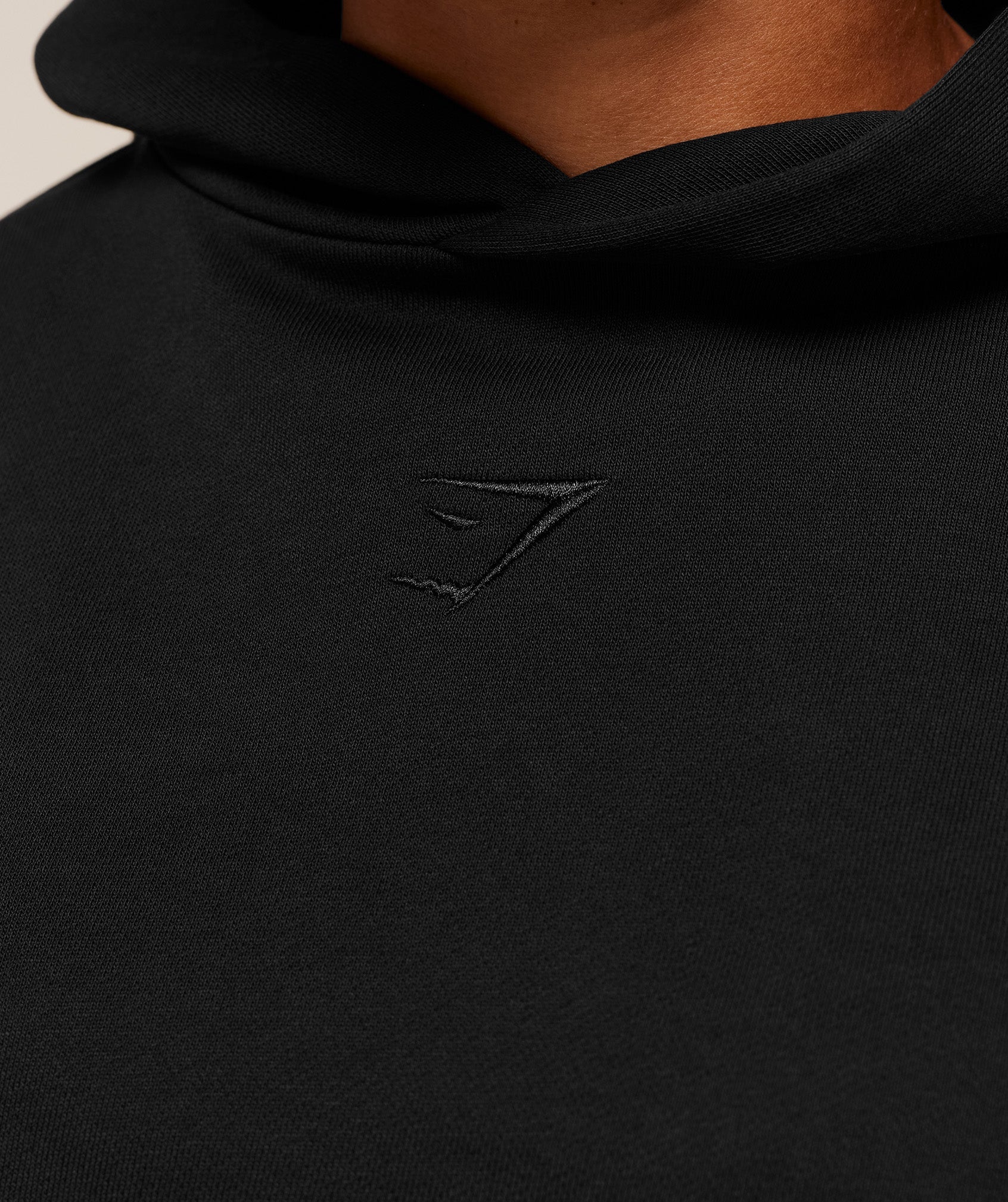 Women's Gymshark Power Washed Oversized Hoodie Black