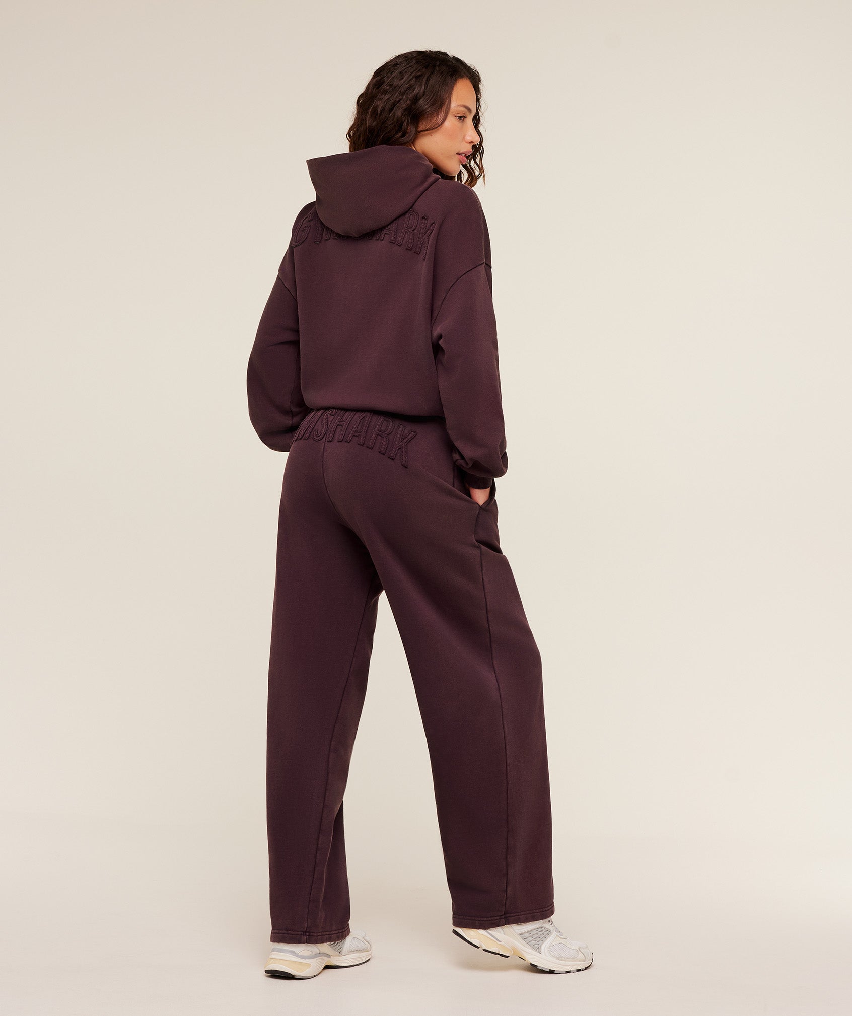 Women's Gymshark Power Washed Joggers Cherry Purple