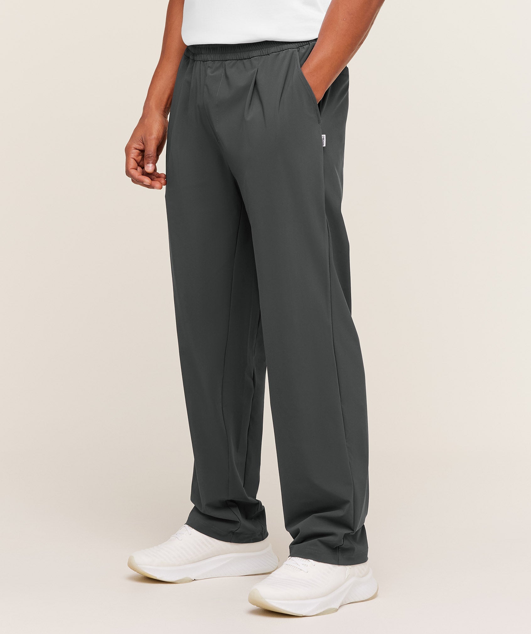 Gymshark Tailored Track Pants Asphalt Grey