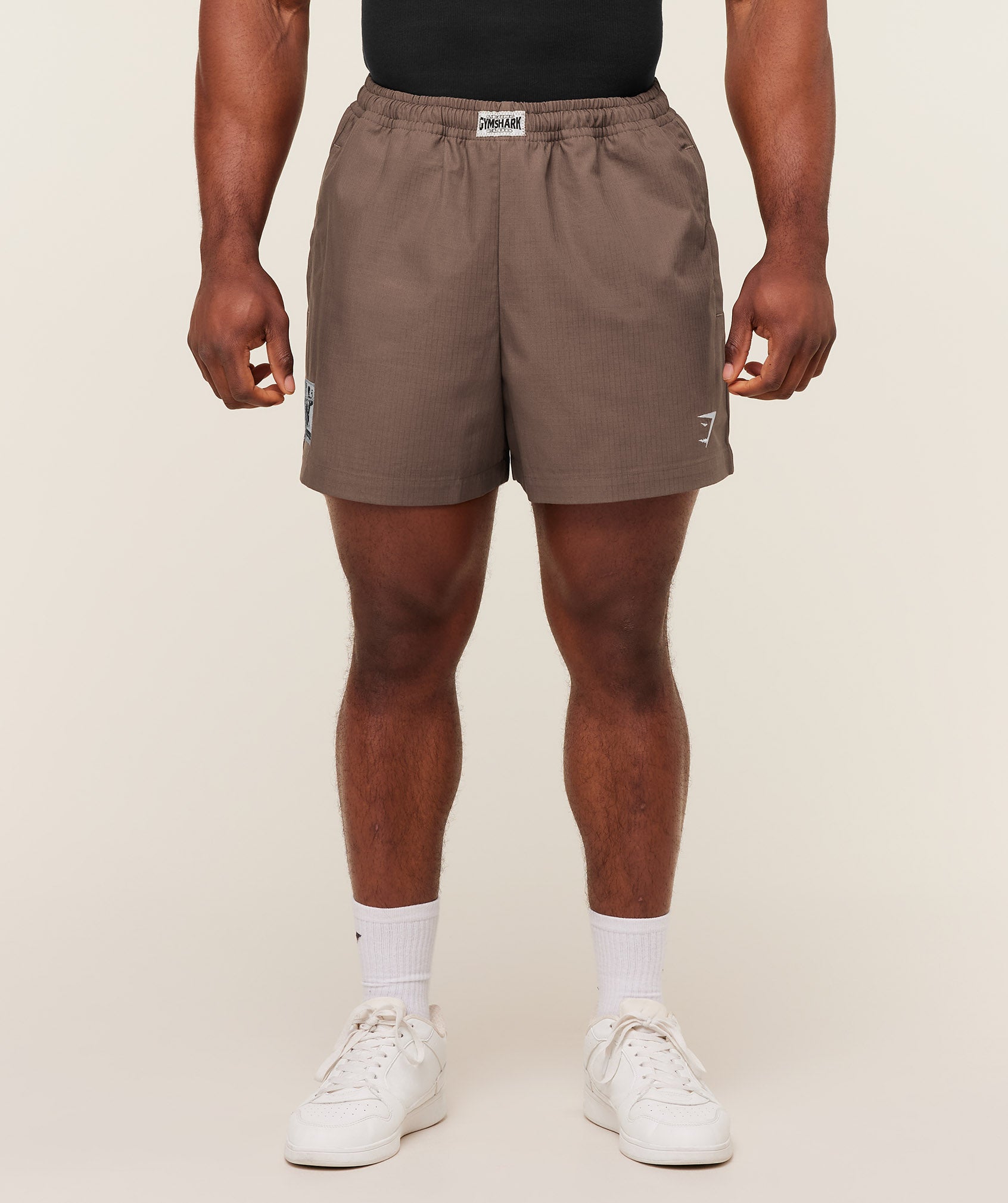 Gymshark Pumper Shorts 5" Soft Brown