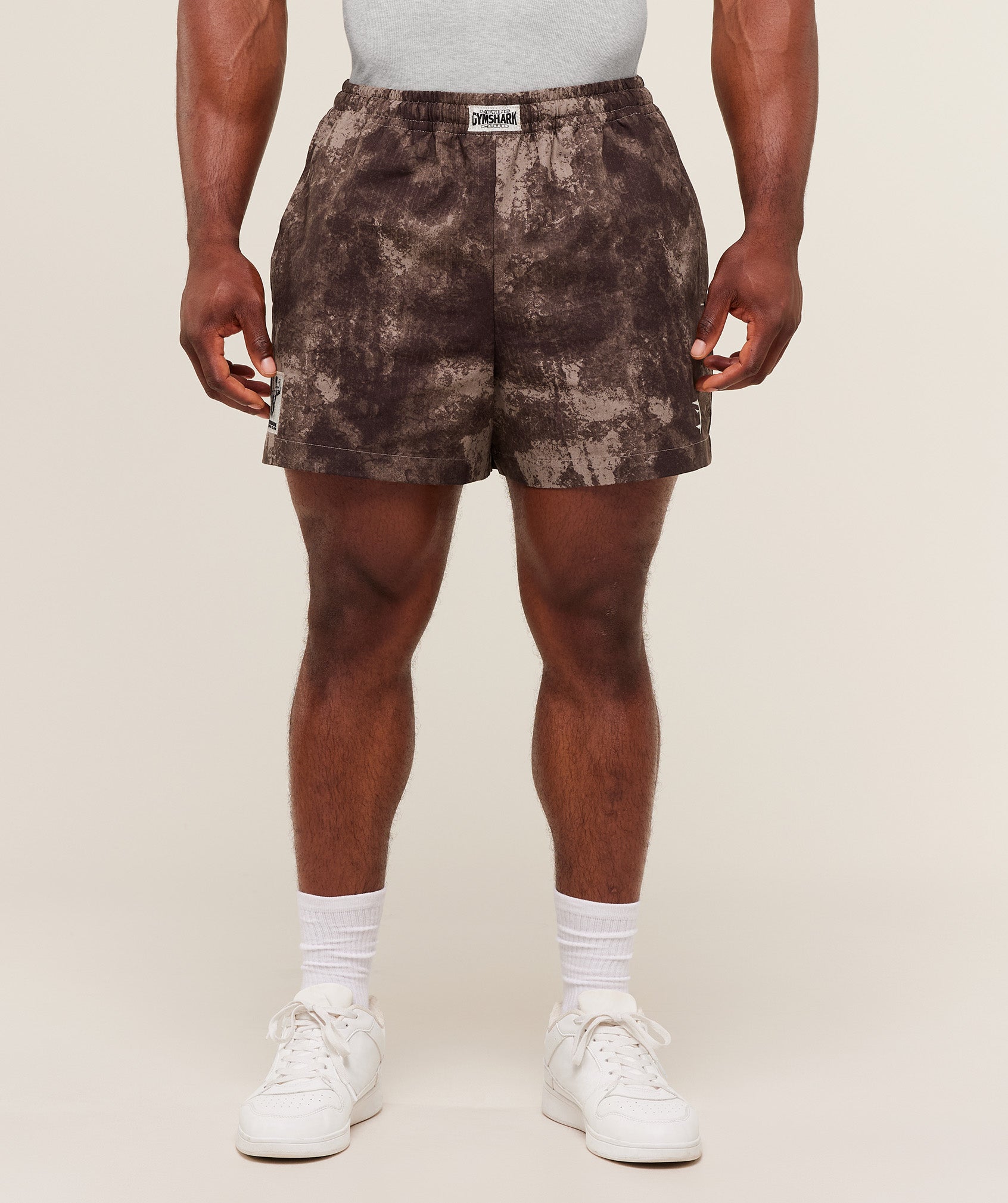 Gymshark Pumper Shorts 5" Soul Taupe