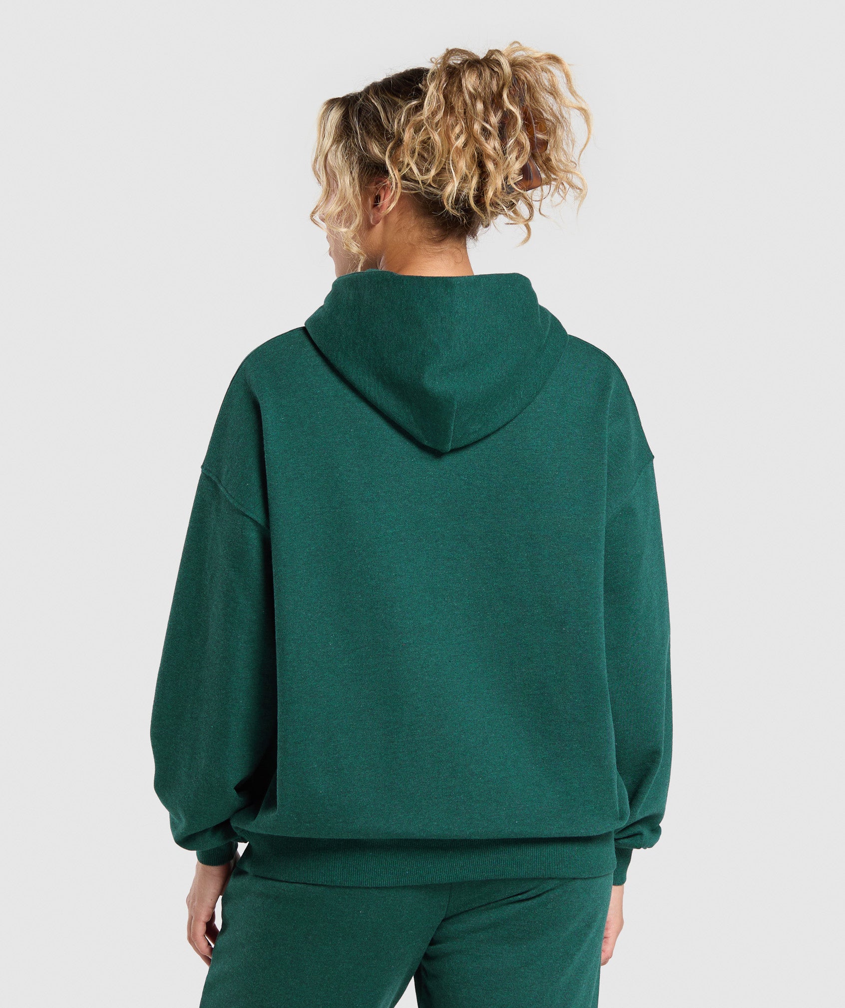 Women's Gymshark Rest Day Sweats Hoodie Bros Bold Teal Marl