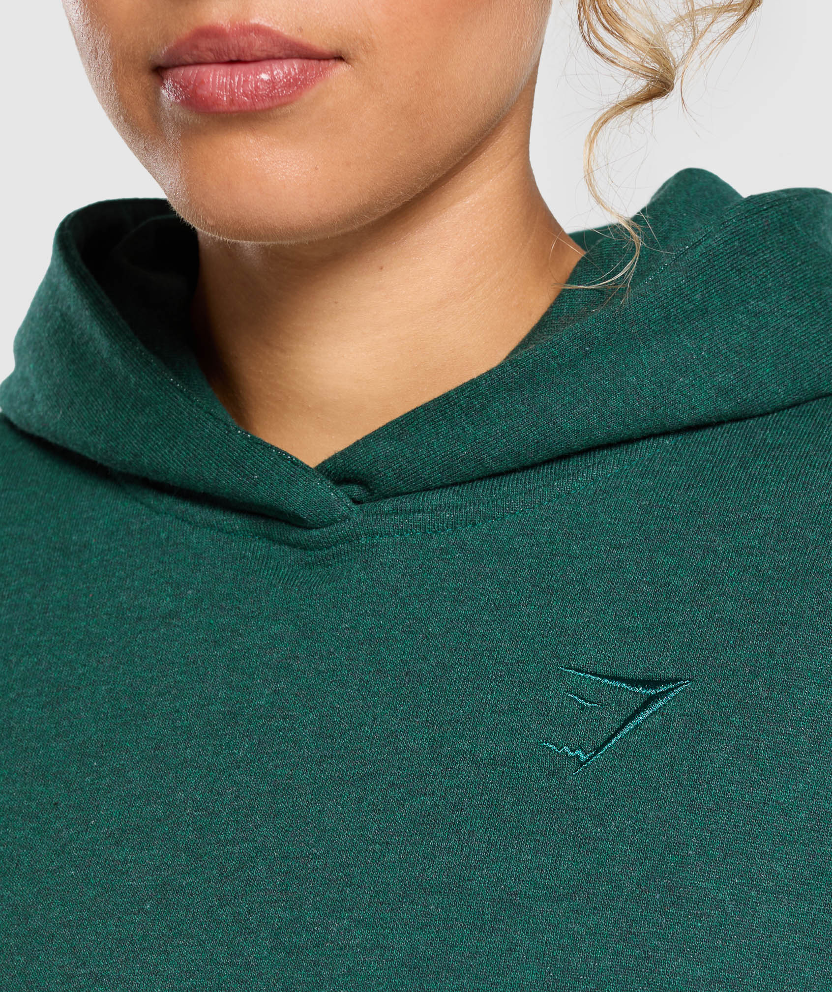 Women's Gymshark Rest Day Sweats Hoodie Bros Bold Teal Marl