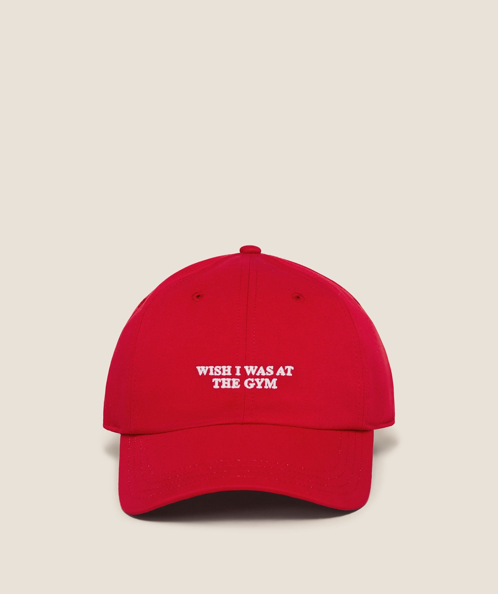 Women's Gymshark Slogan Cap Carmine Red