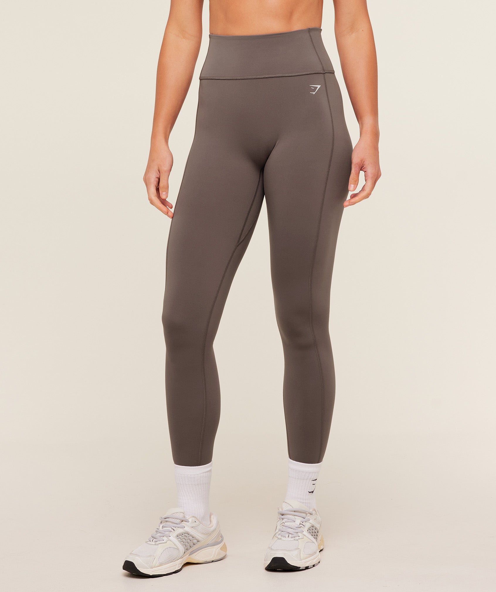 Women's Gymshark Legacy Leggings Cool Brown