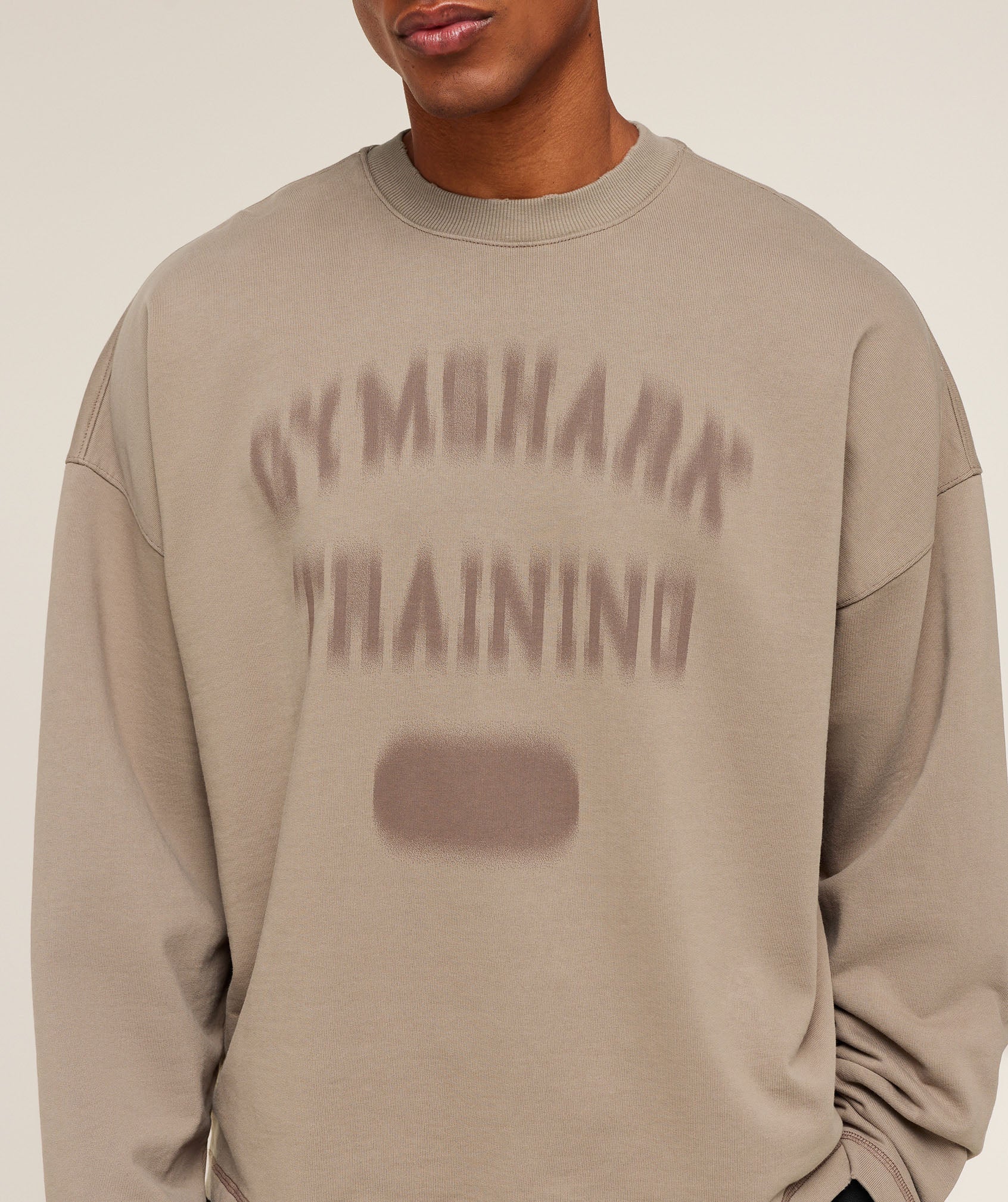 Gymshark Re-Rack Crew Neck Pullover Lifestyle Brown