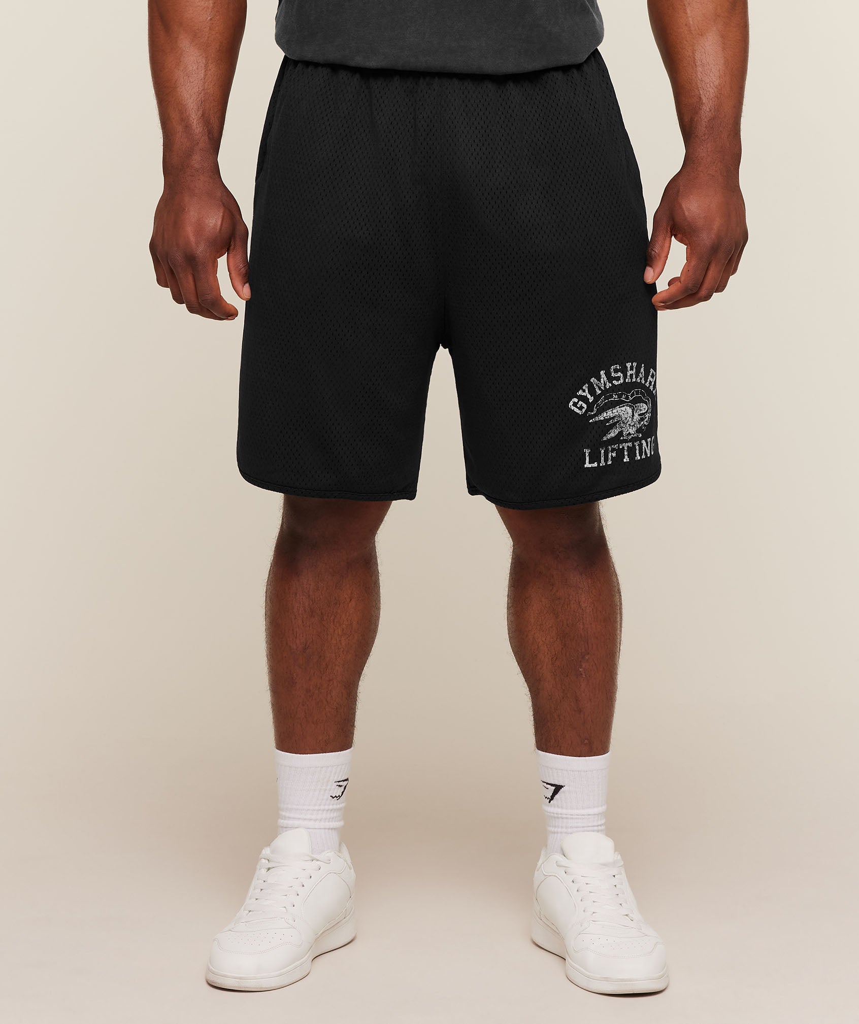 Gymshark Collective Mesh Shorts Black