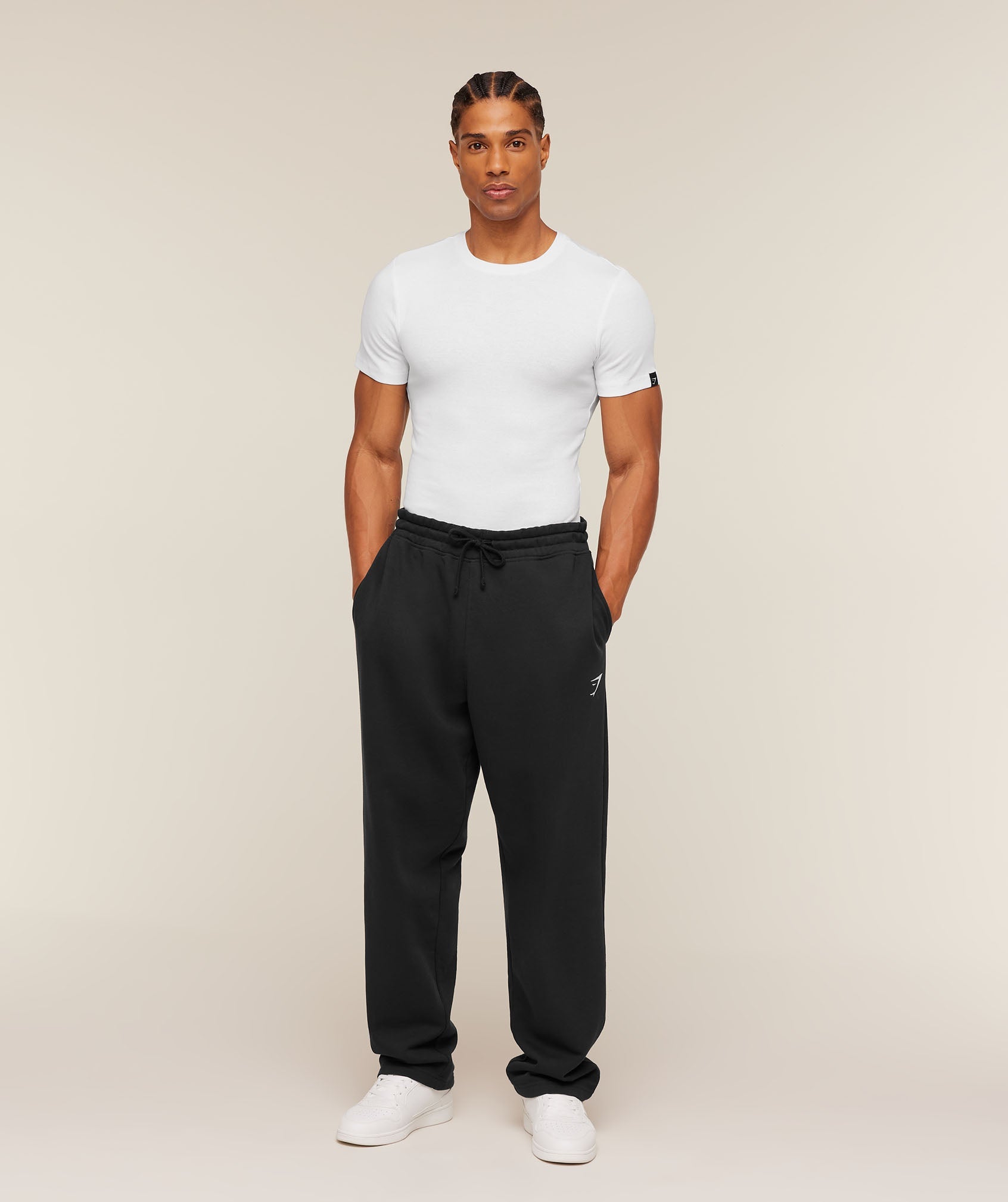Gymshark Ribbed T-Shirt White