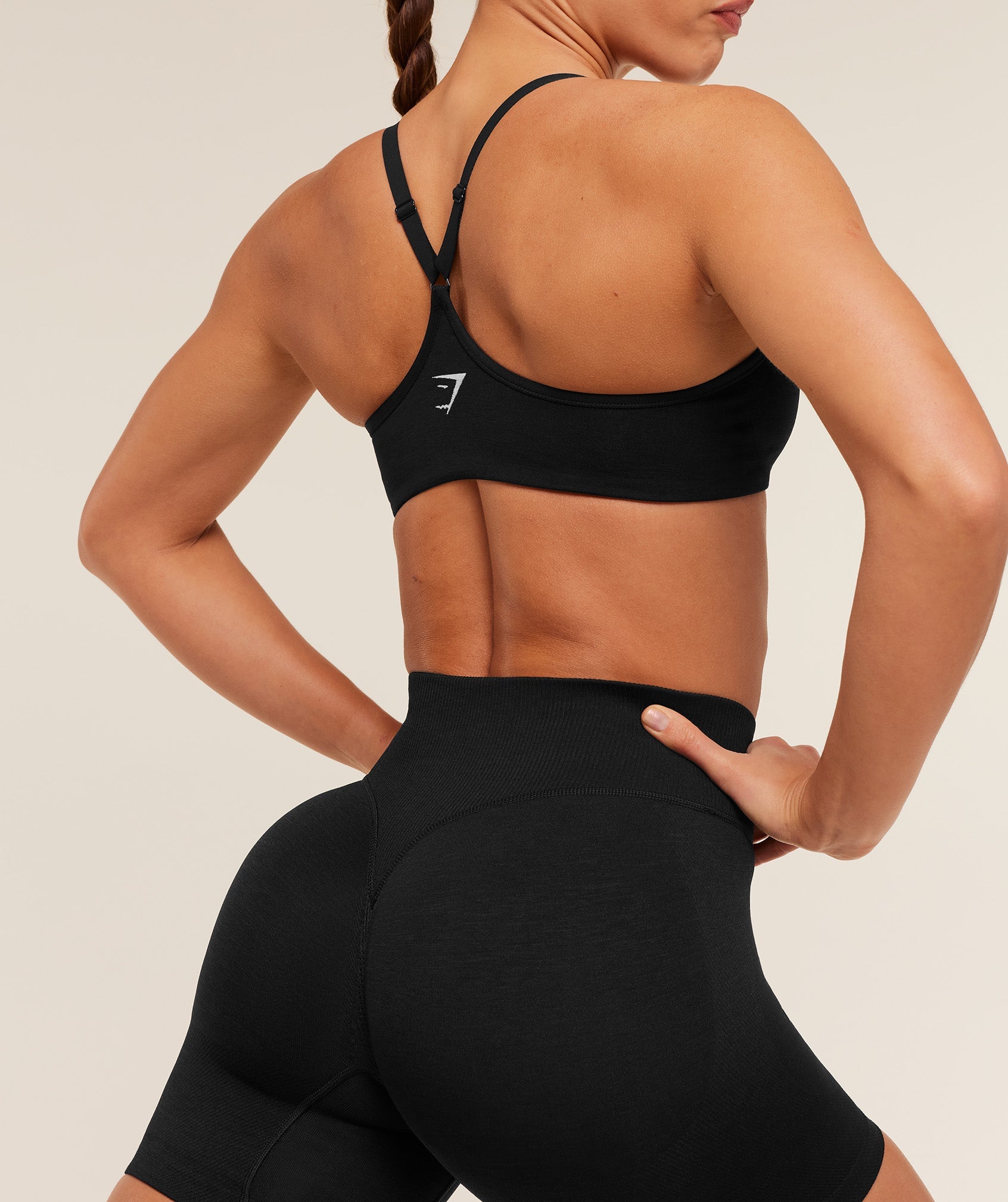Women's Gymshark Interval Seamless Shorts Black