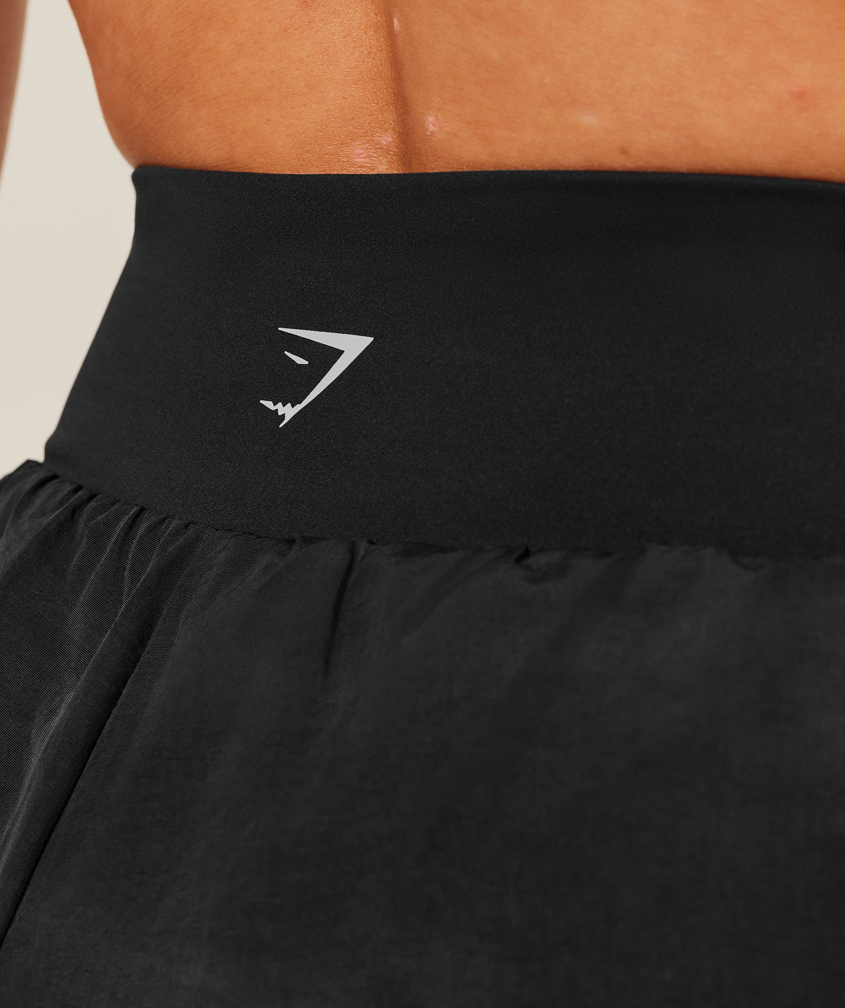 Women's Gymshark Running 2-In-1 Shorts Black