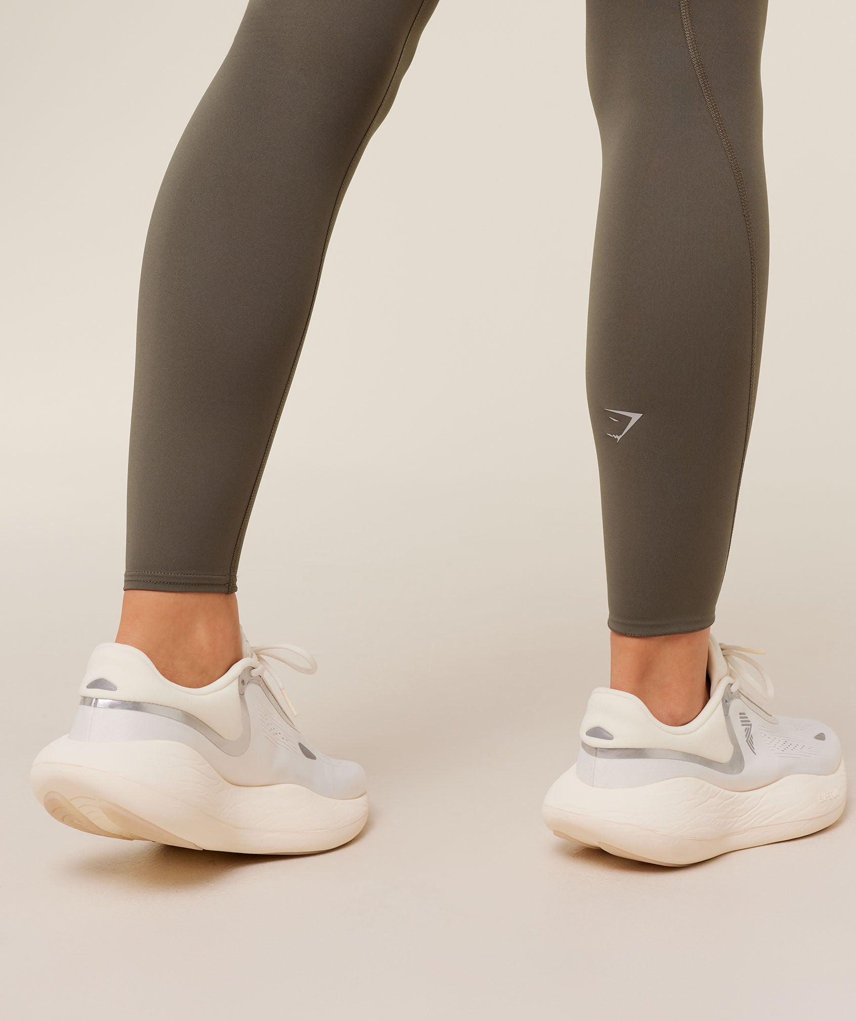 Women's Gymshark Running Pocket Leggings Camo Brown