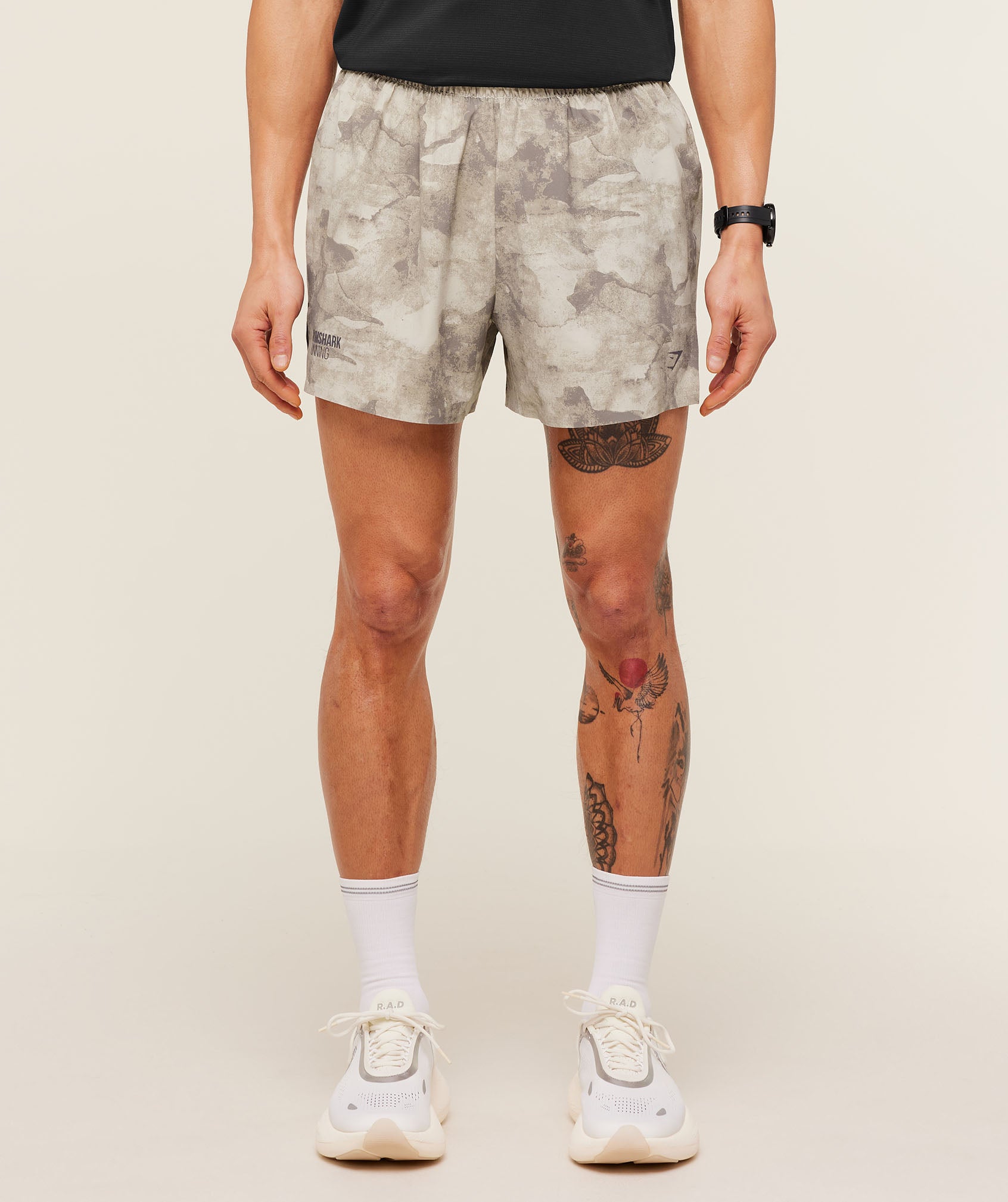 Gymshark Running Elite 5" Short Pebble Grey