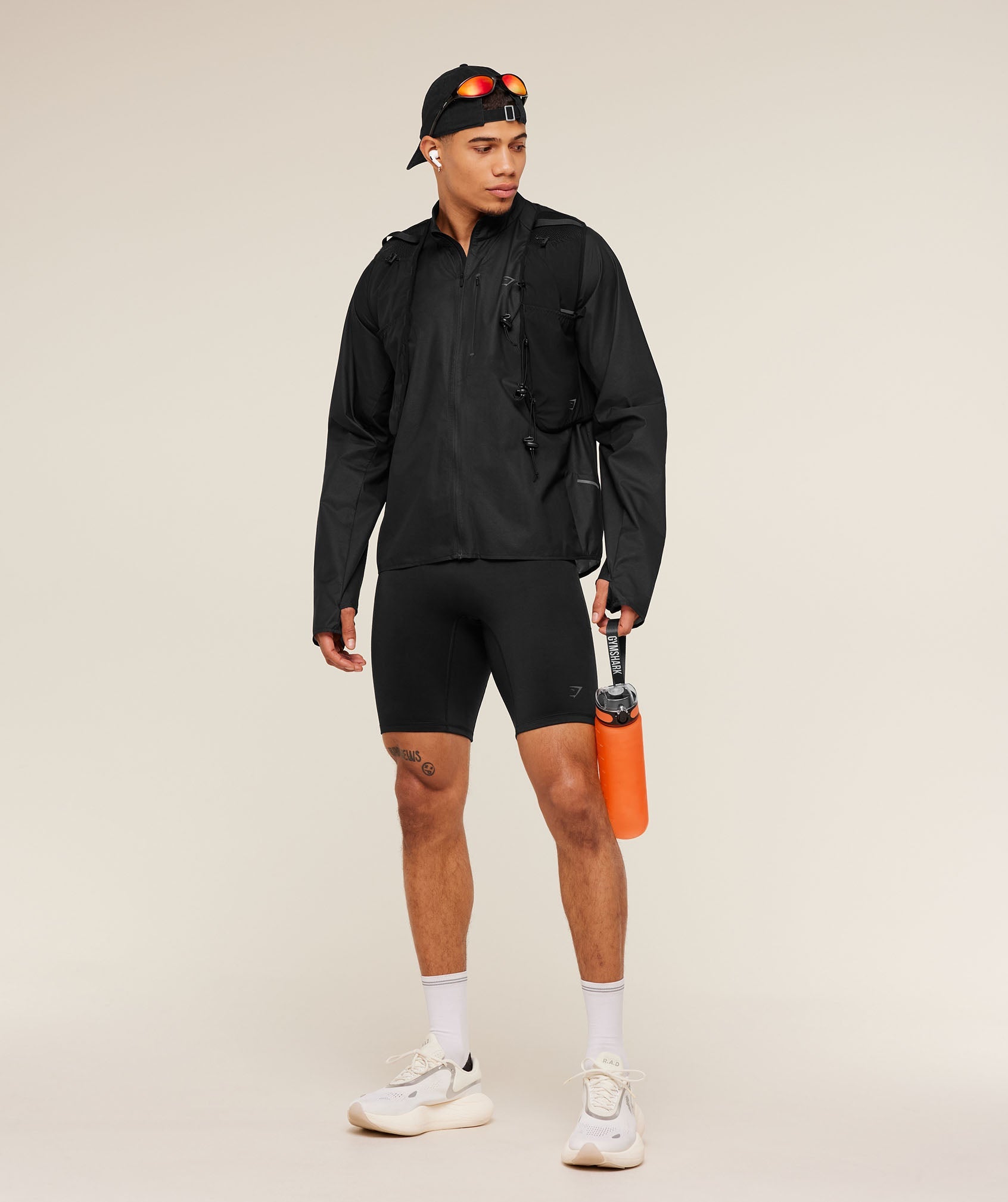 Gymshark Running Elite Lightweight Windbreaker Black