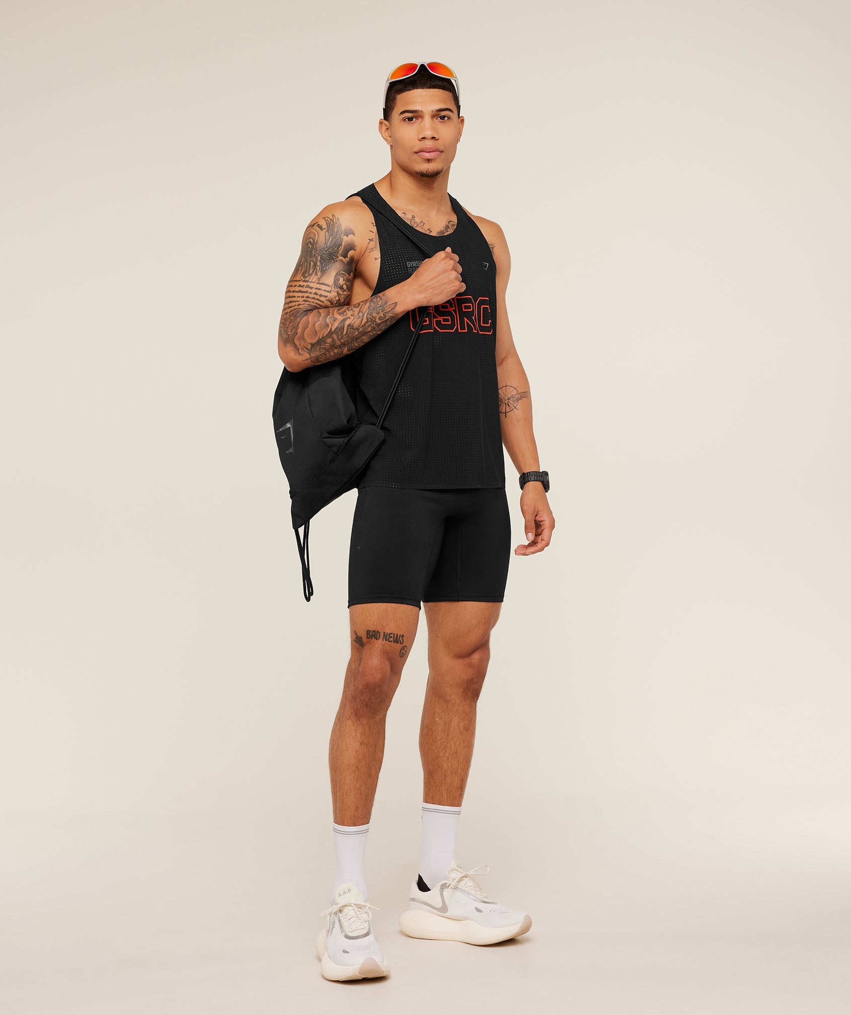 Gymshark Running Elite Race Half Tight Black