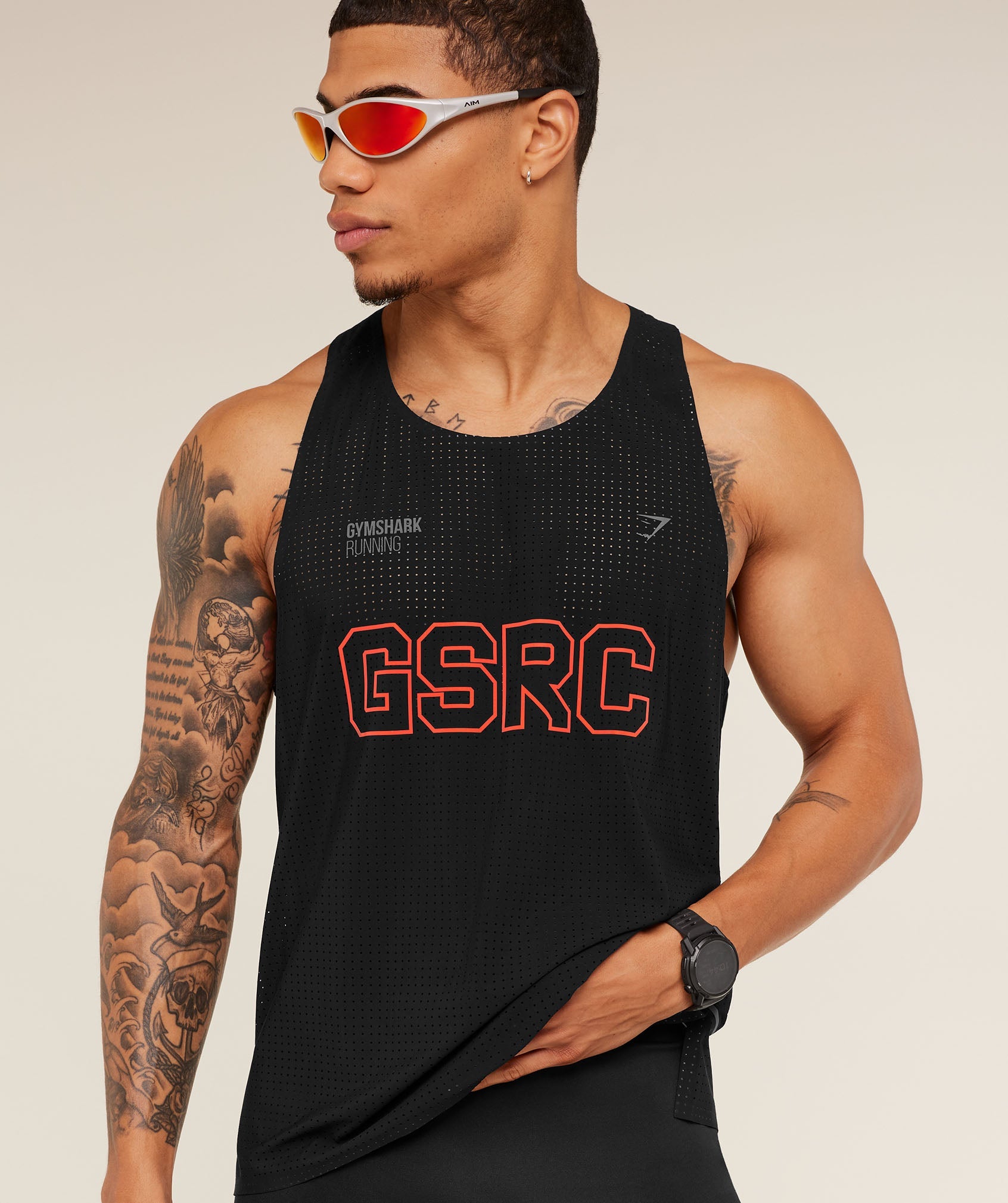 Gymshark Running Elite Race Vest Black