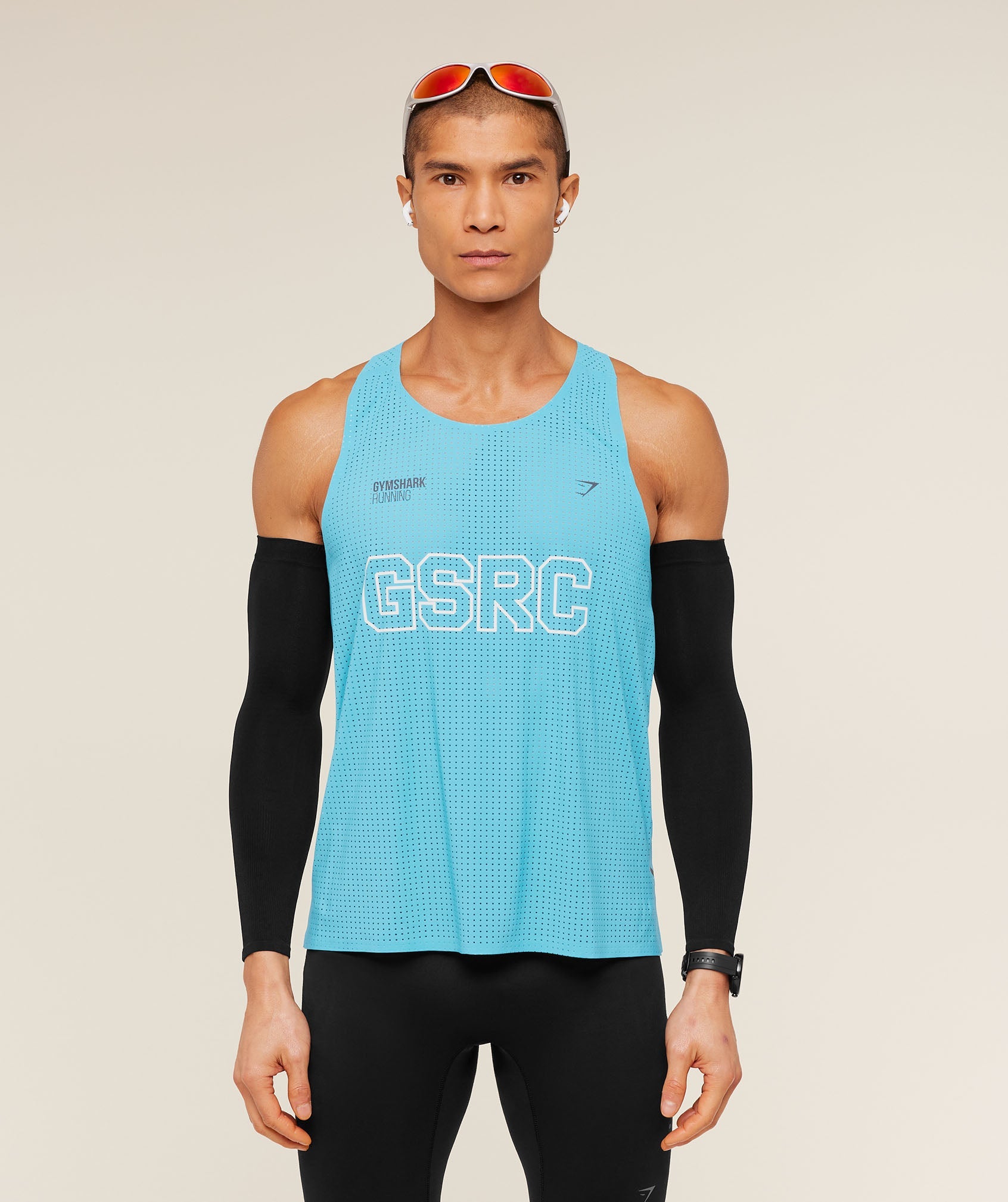 Gymshark Running Elite Race Vest Brand Blue