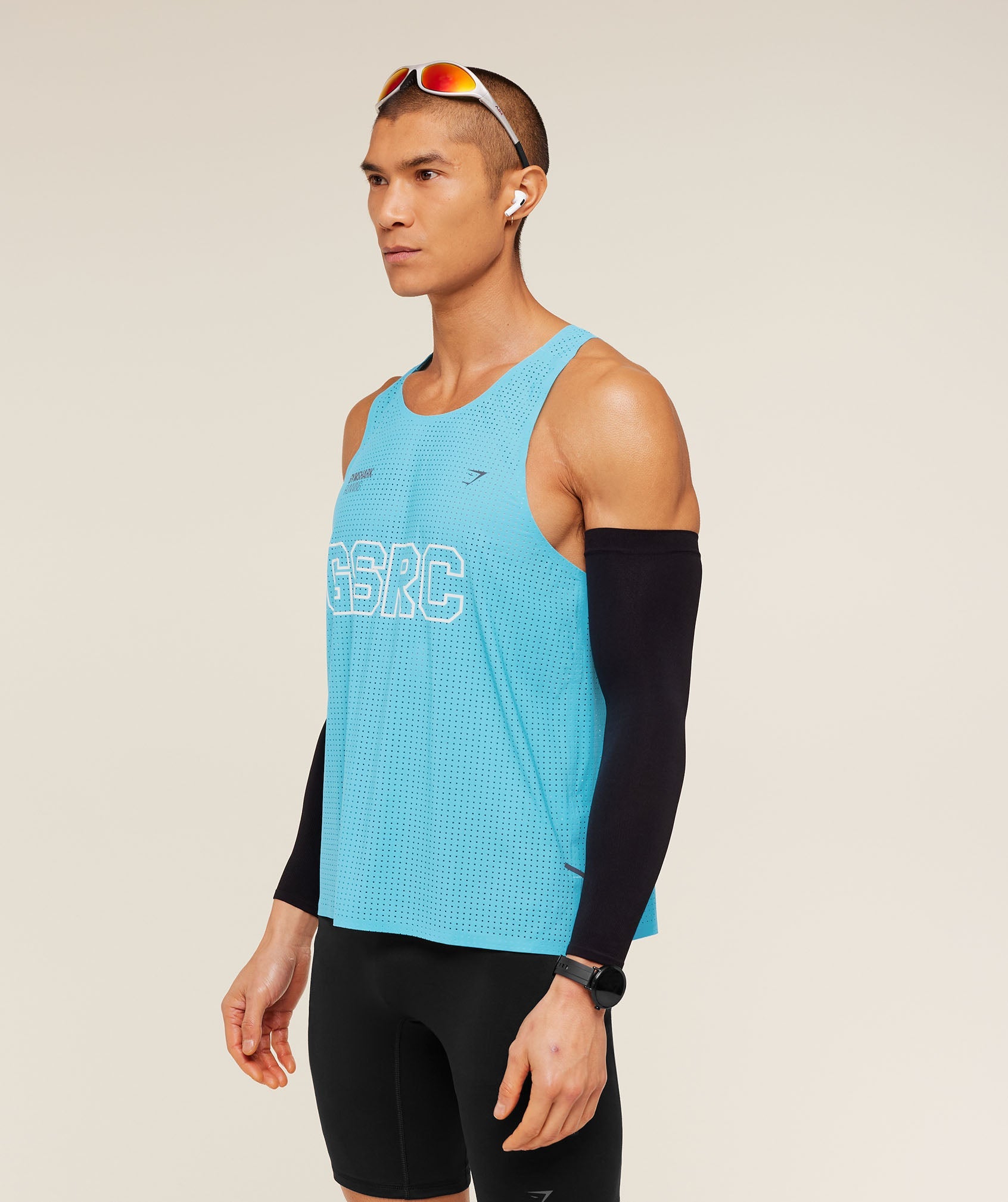Gymshark Running Elite Race Vest Brand Blue