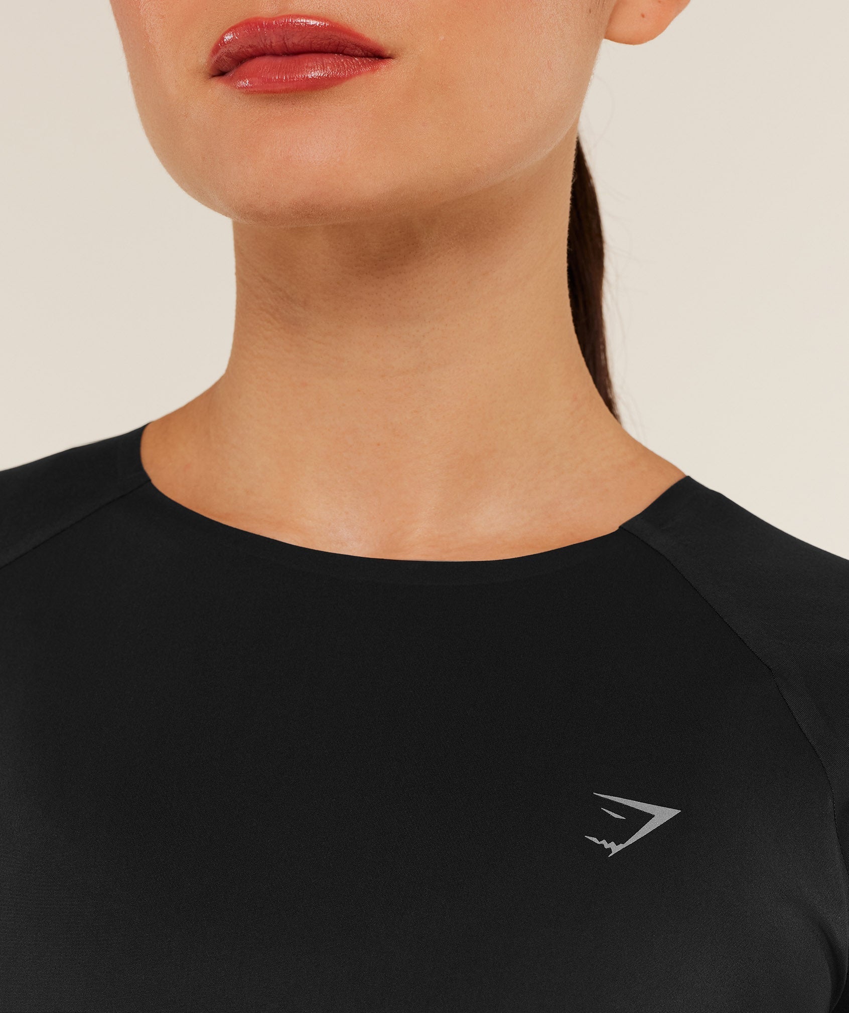 Women's Gymshark Running Elite T-Shirt Black