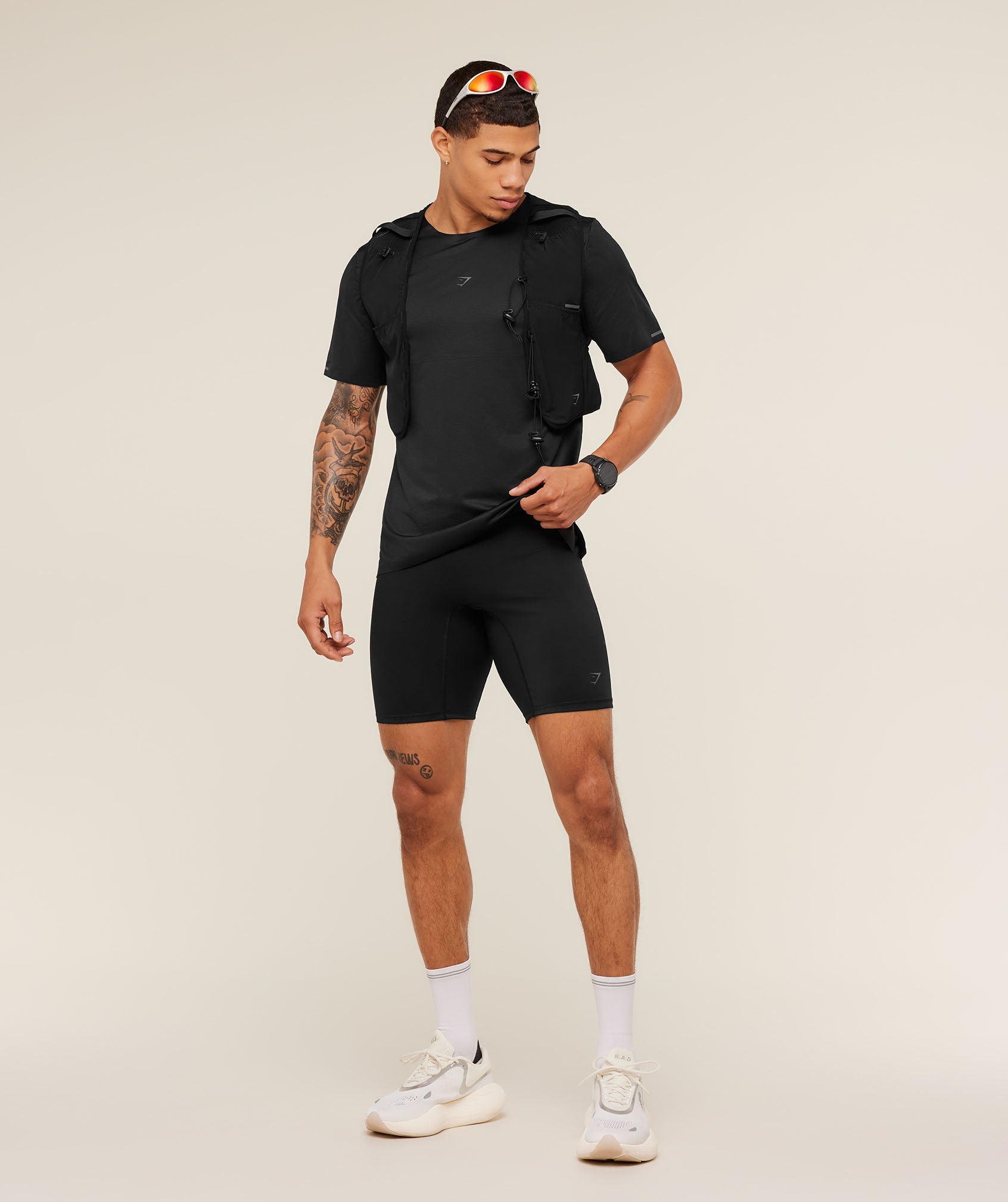 Gymshark Running Elite T-Shirt Black