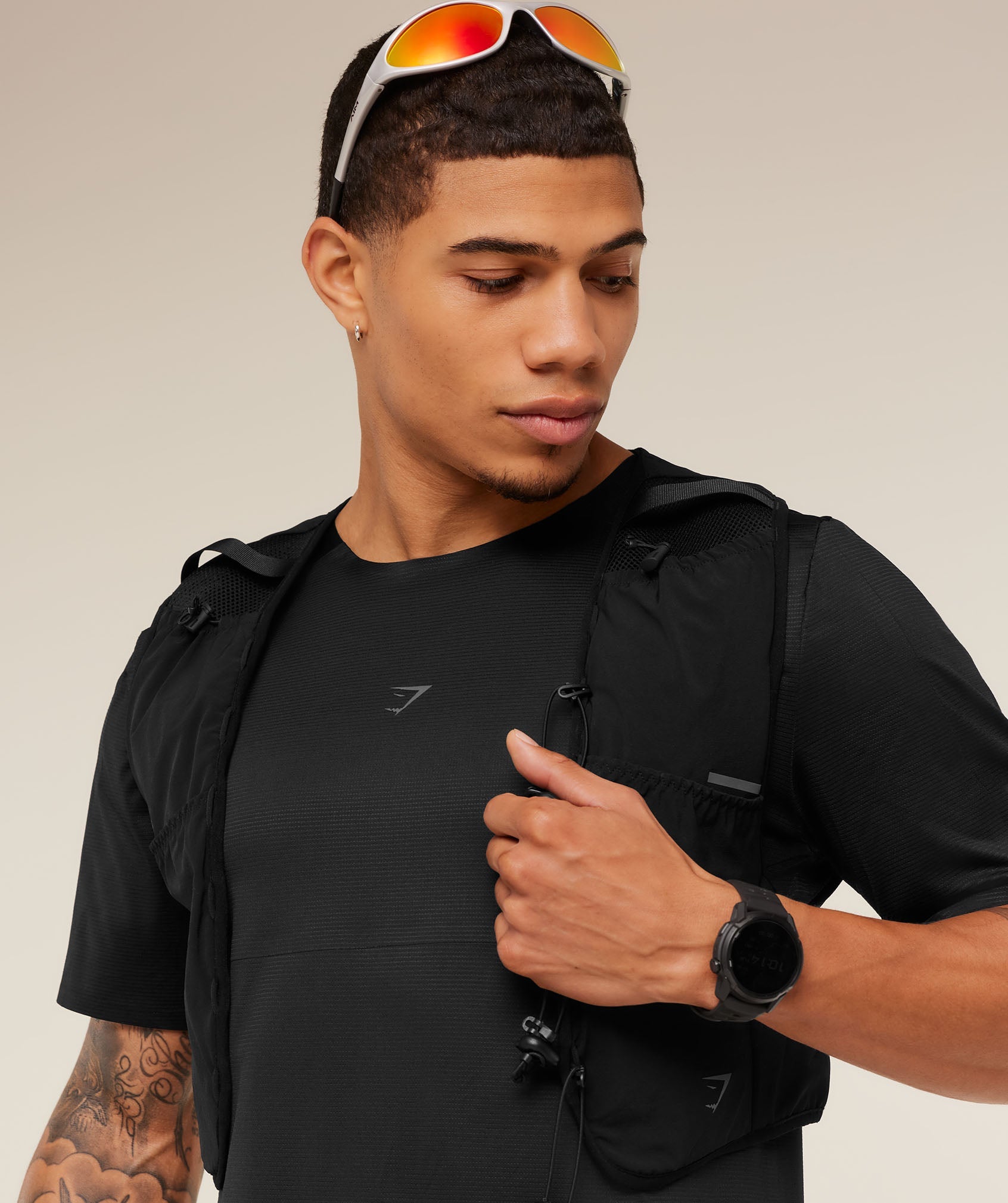 Gymshark Running Elite T-Shirt Black