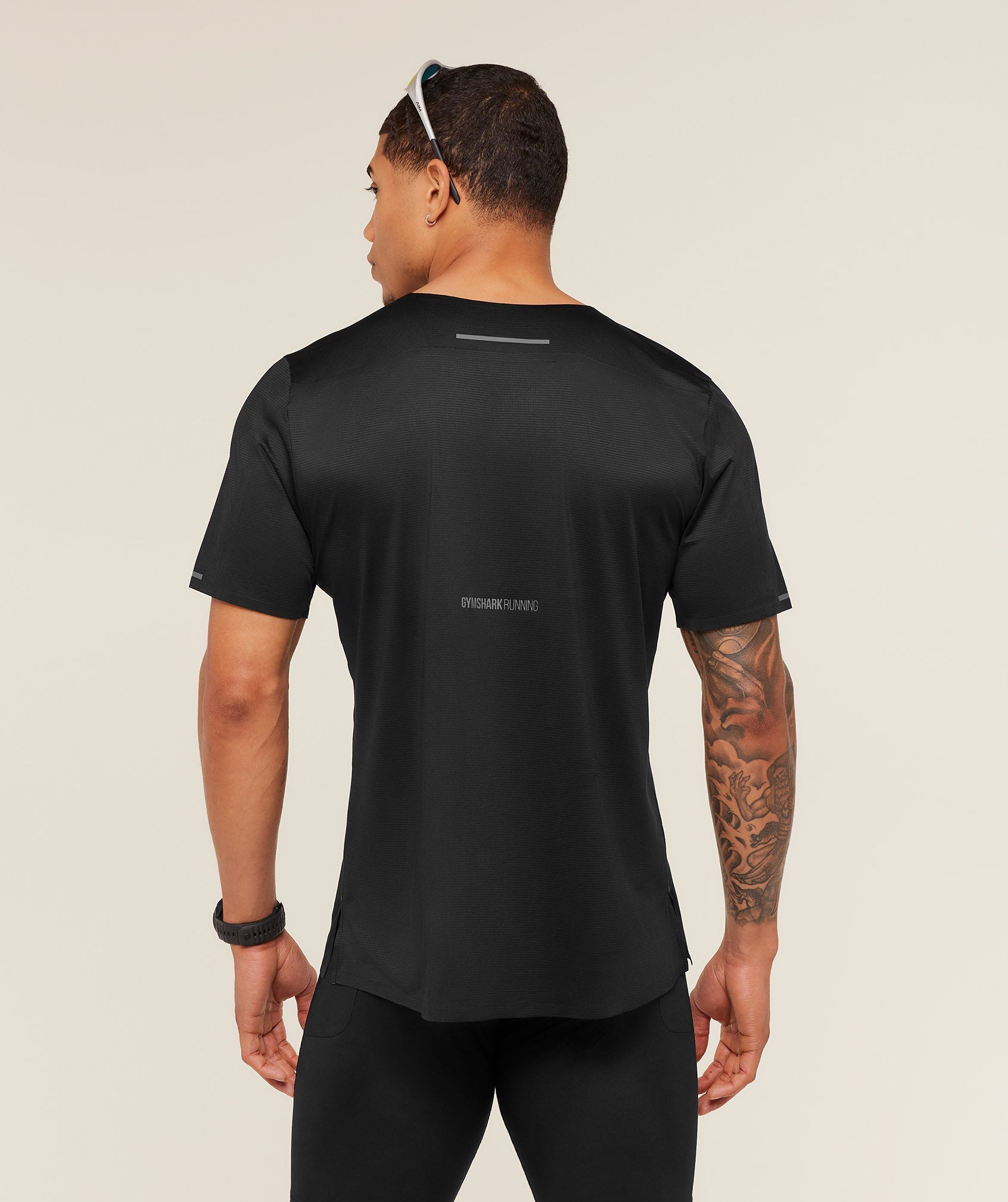 Gymshark Running Elite T-Shirt Black