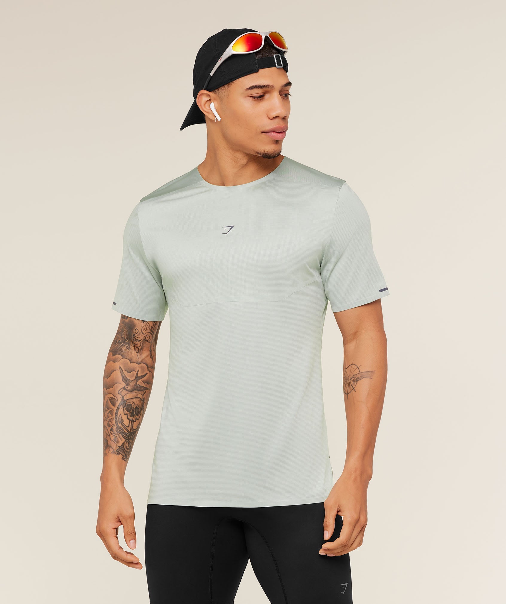 Gymshark Running Elite T-Shirt Morning Blue