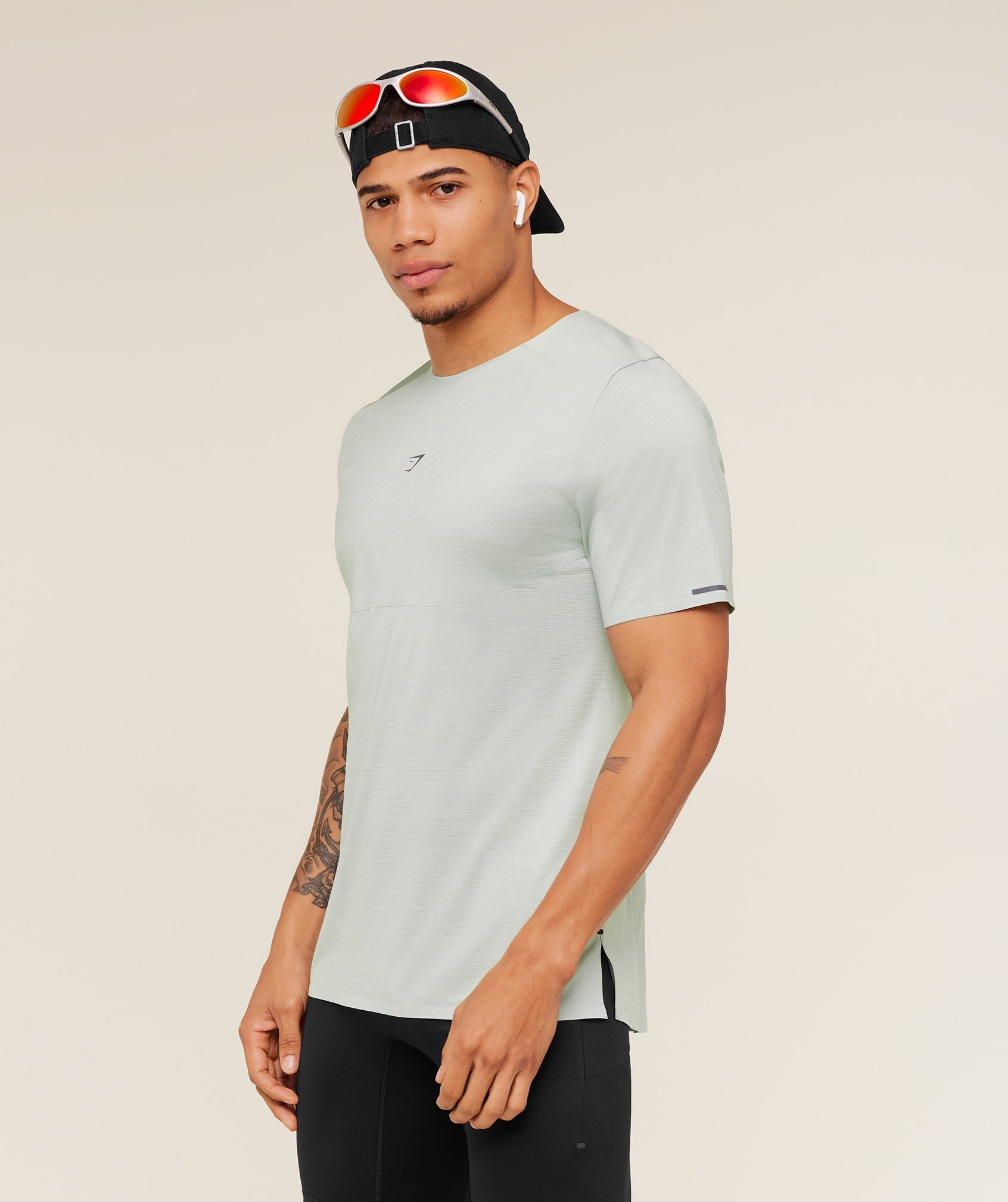 Gymshark Running Elite T-Shirt Morning Blue