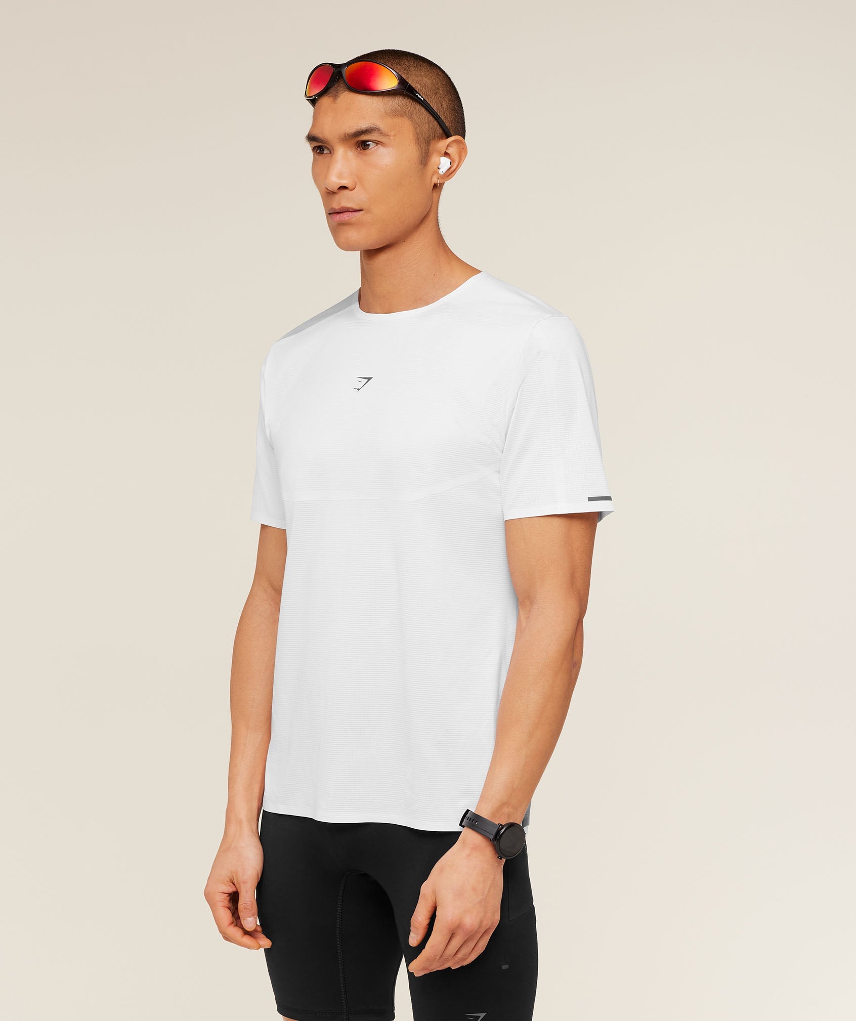 Gymshark Running Elite T-Shirt White
