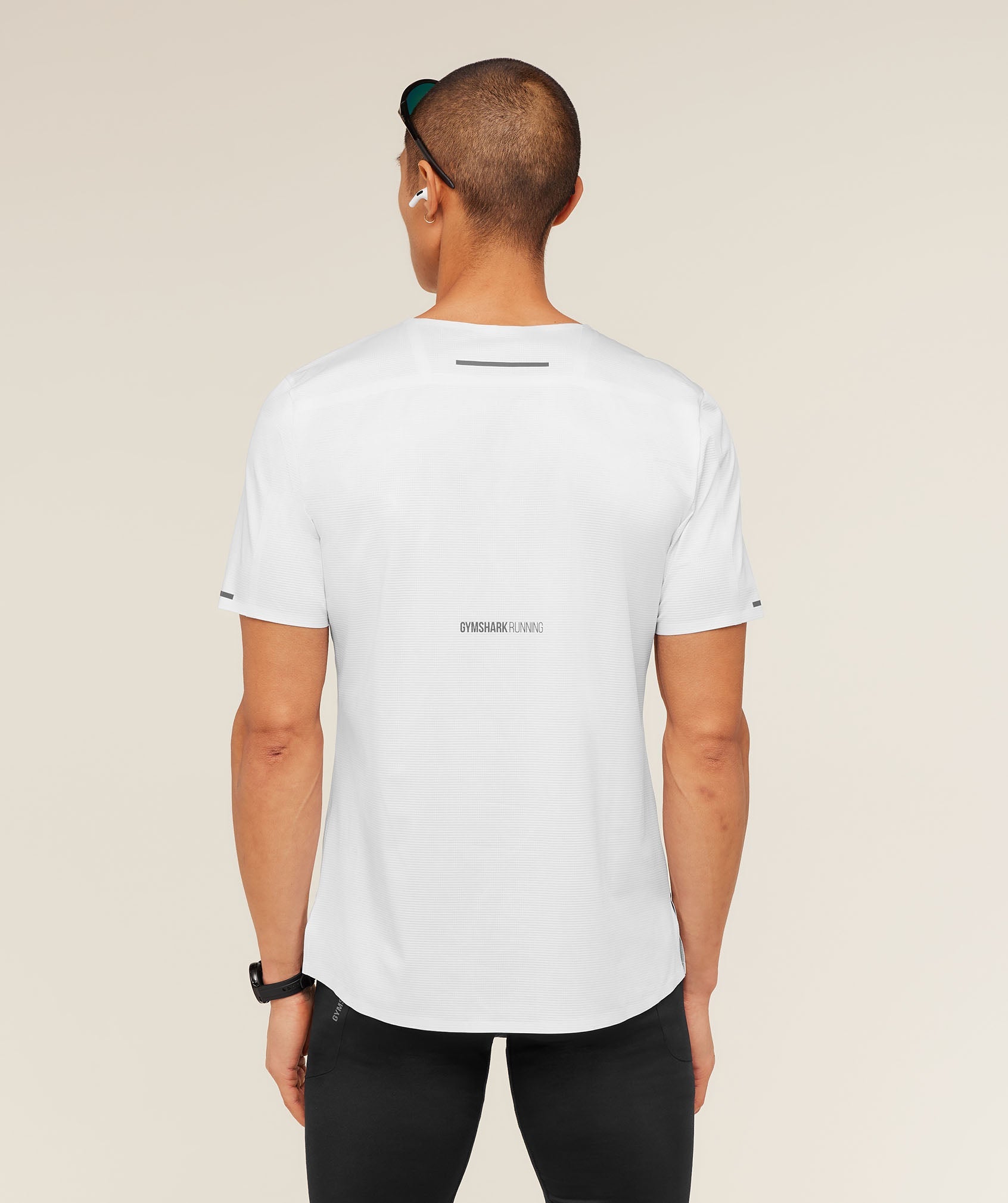Gymshark Running Elite T-Shirt White