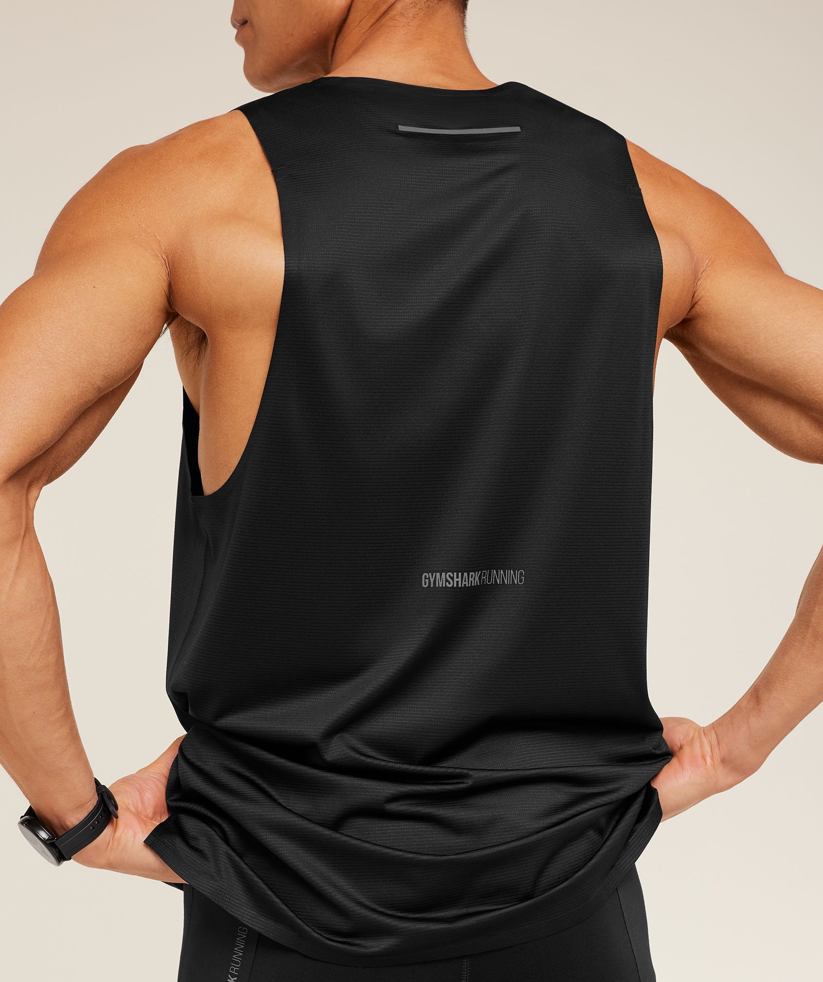 Gymshark Running Elite Tank Black